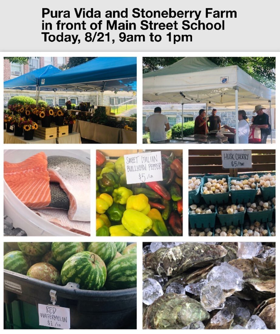 Stop by...plenty of parking in front!!!
(Unable to use main lot due to repaving, but you can still buy fresh fish, produce and flowers.)