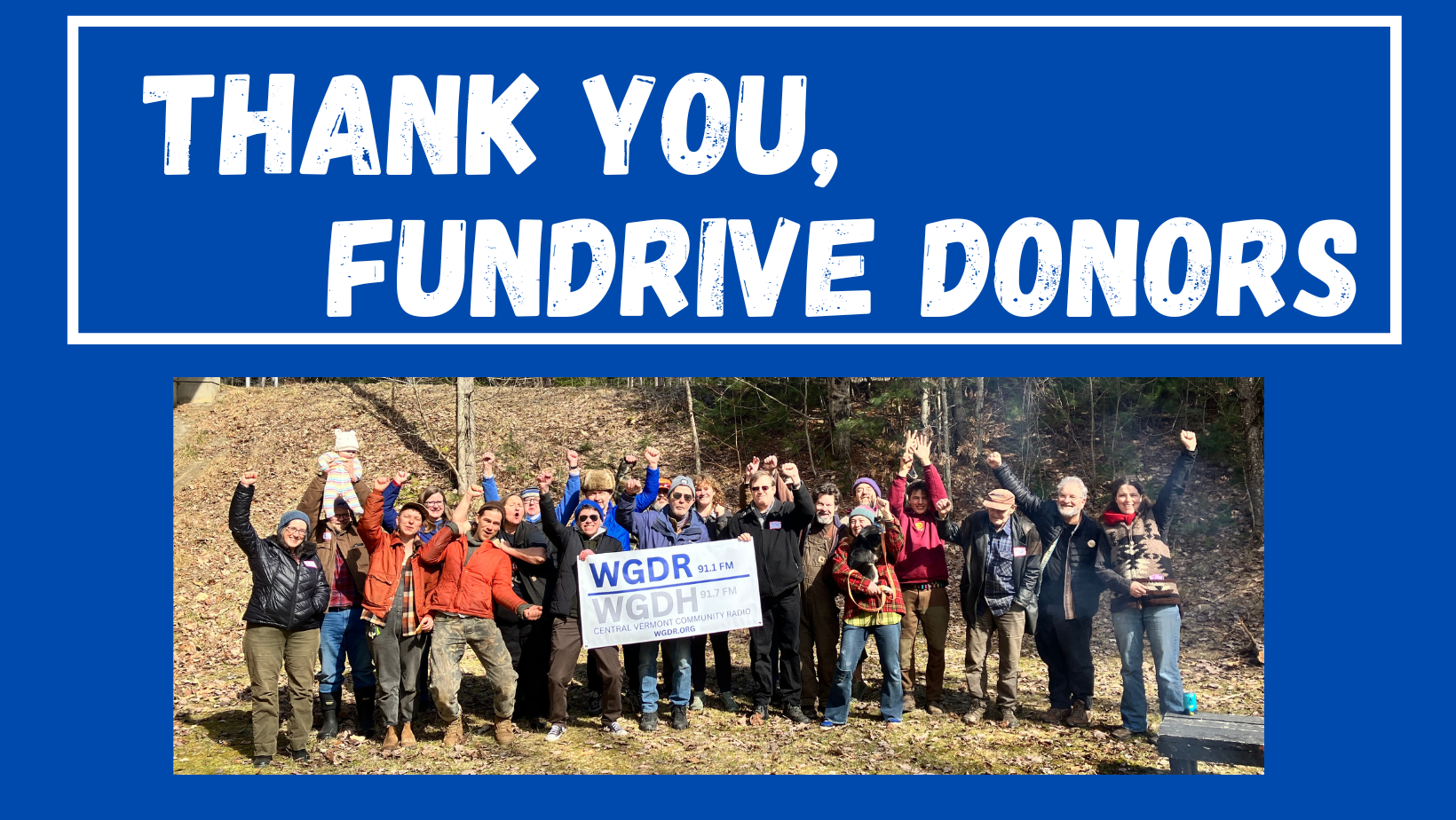 That Spring Fundrive was no joke!