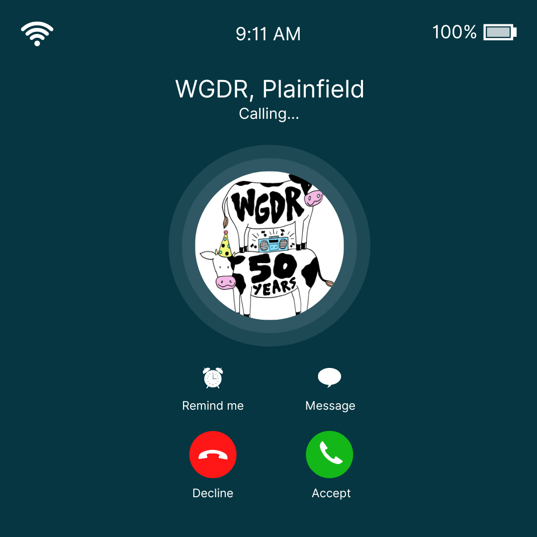 Record a  Birthday Wish for WGDR