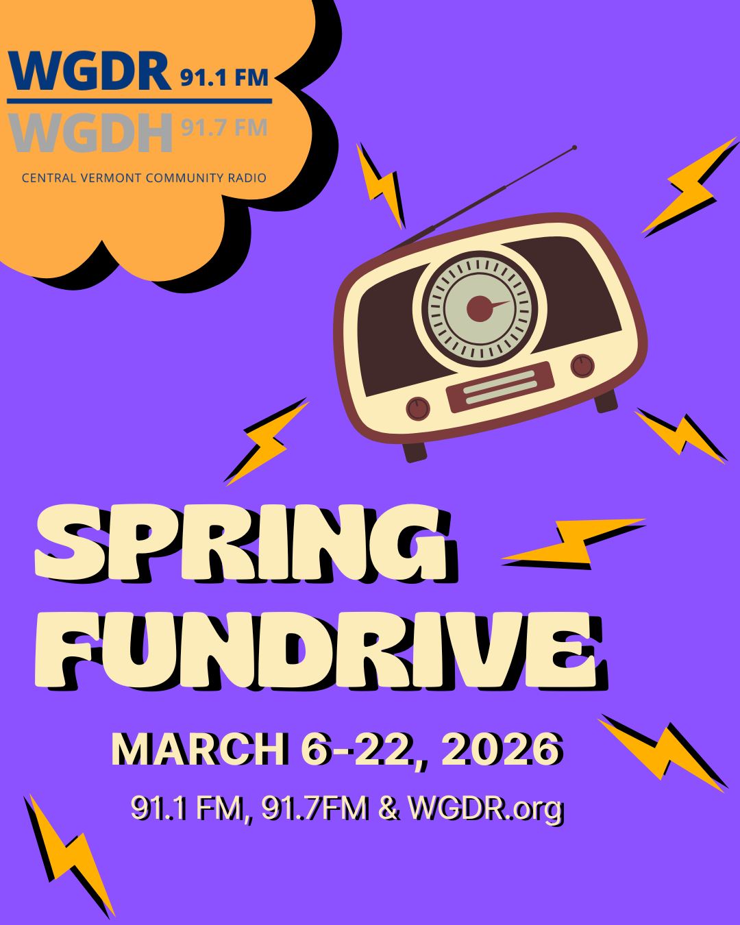 Spring Fundrive March 6-22 