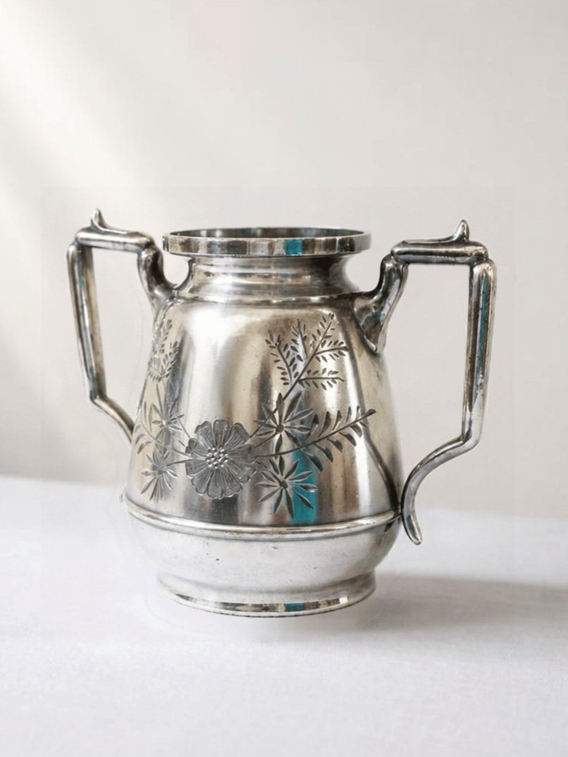 Rogers, Smith & Co. Quadruple-Plate Sugar Bowl