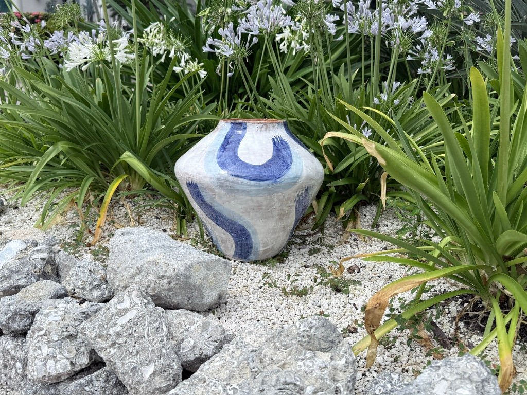 Large Italian ceramic vase by Onofrio Acone,.jpeg
