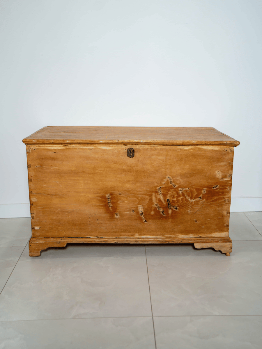 Antique Pine Storage Chest