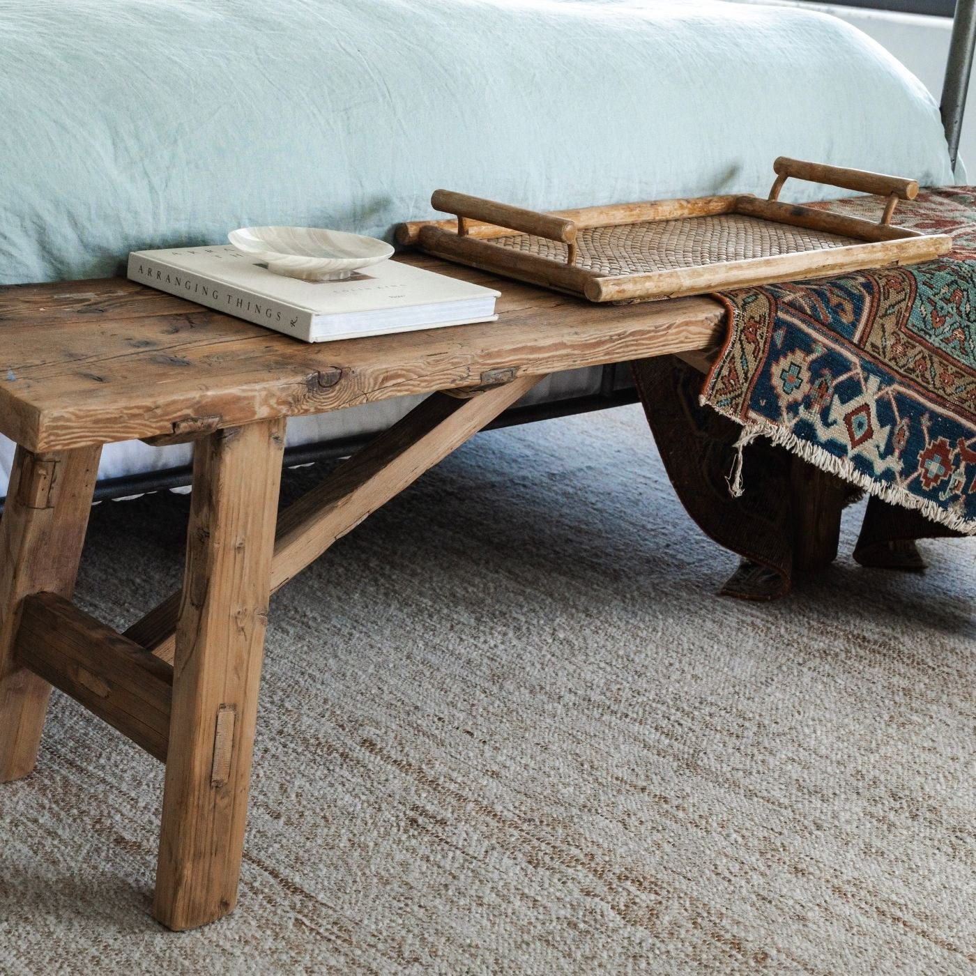 Pine Bench at the foot of bed.jpeg