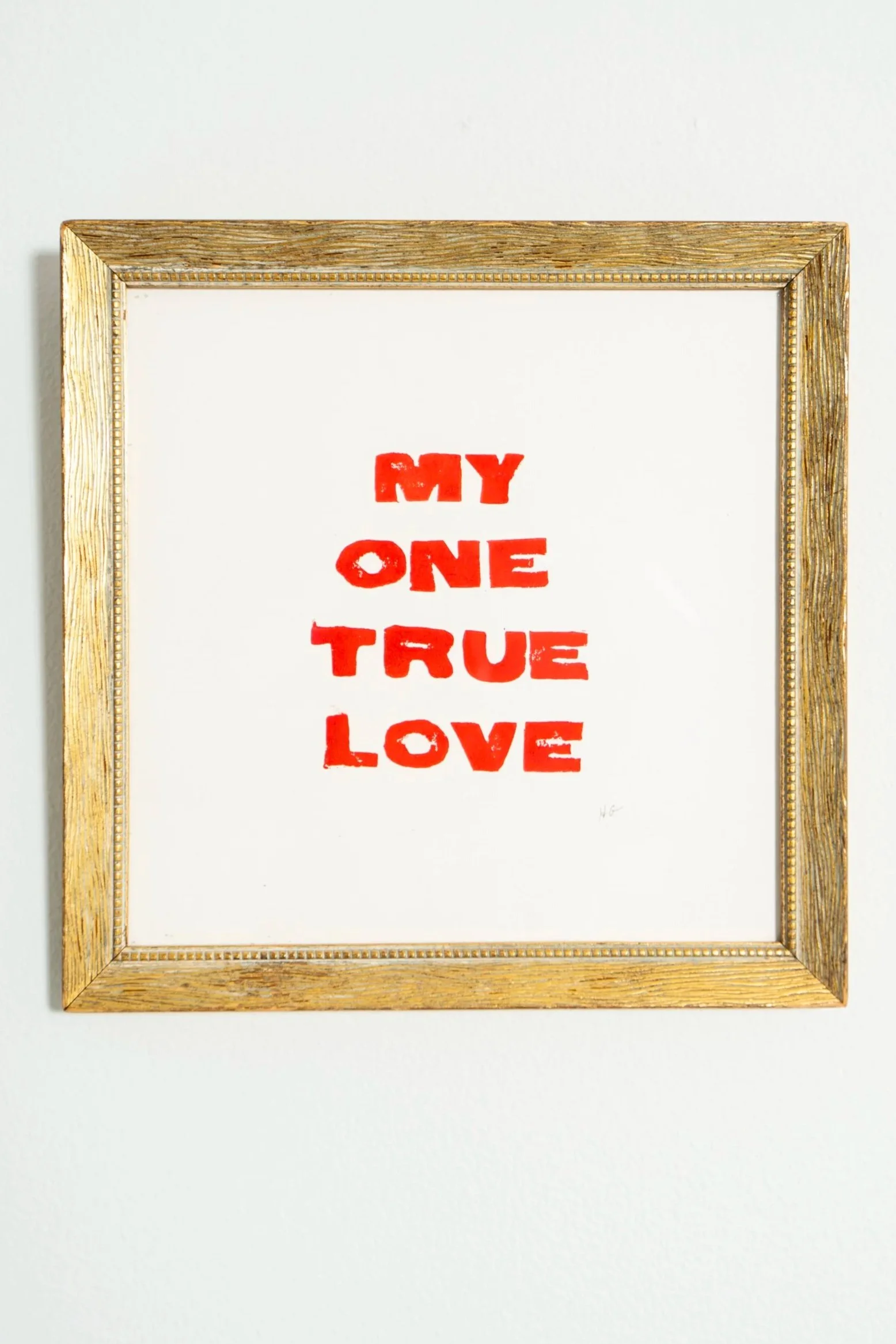 One True Love” Signed Print by Hugo Guinness