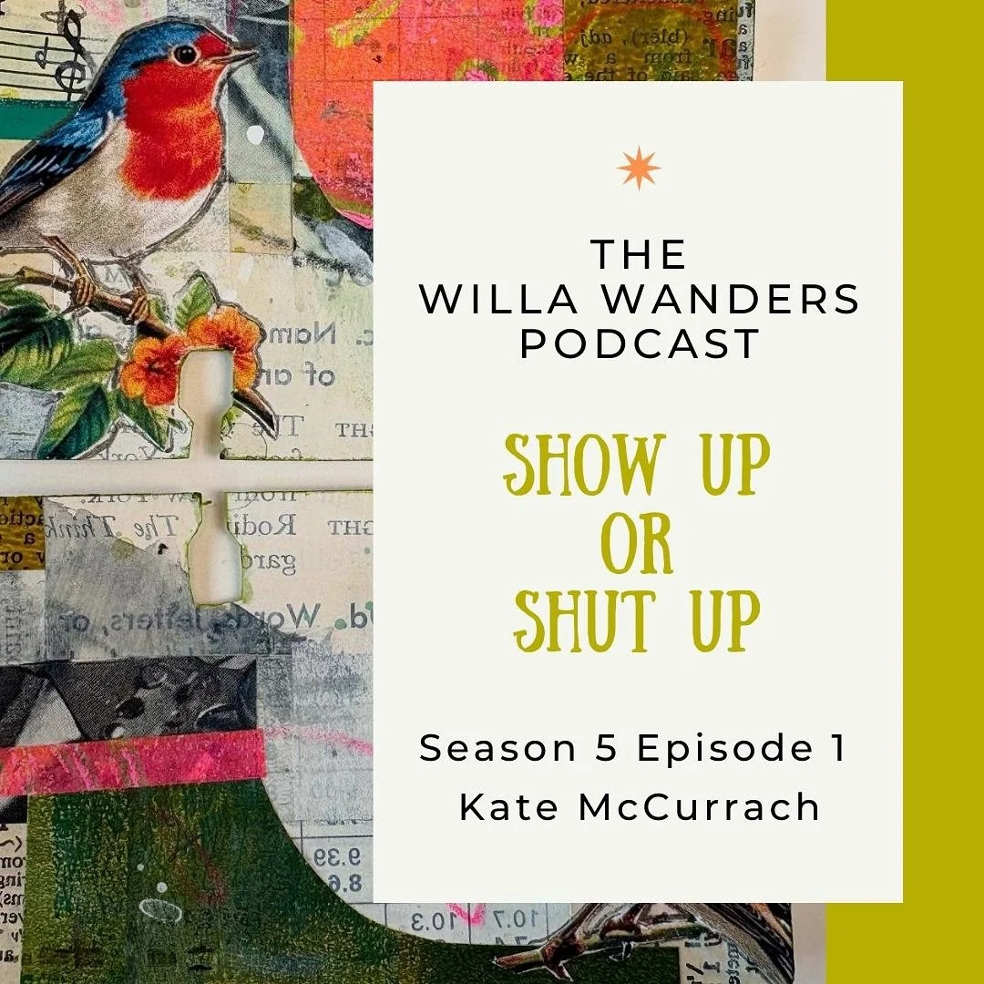👉🏼Get to know amazing Mixed Media Collage Artists on my podcast, Show Up or Shut Up! You&rsquo;ll be both shocked and amazed at their very personal stories, struggles and triumphs!!!! 

With six brand new episodes of Season 5 already released, you 