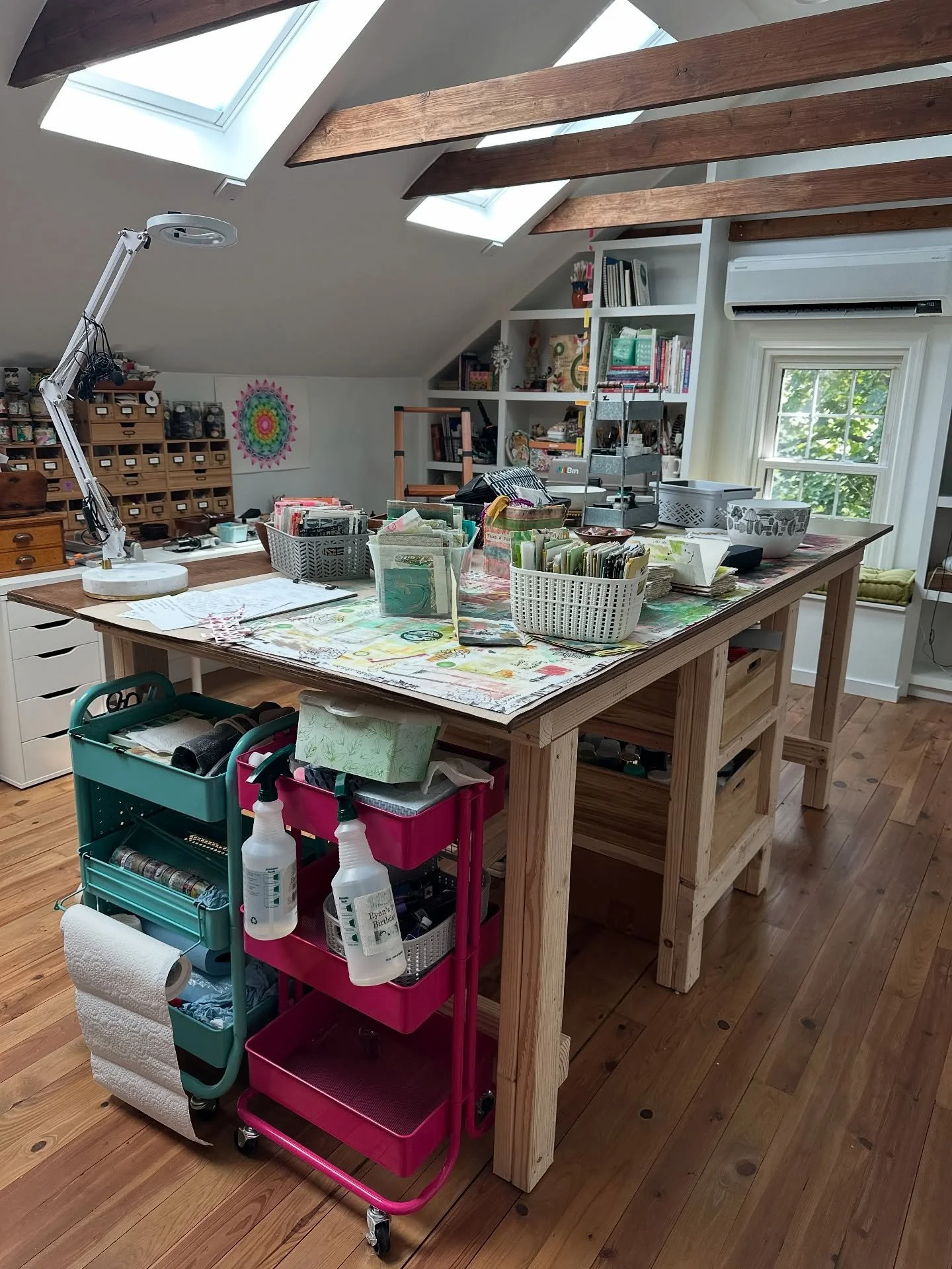 I got cushions for the window seats 👉🏼 but other than that, I got nothin.&rsquo; Stuff&rsquo;s still a mess, maybe messier, as I try to put more and more things away and get distracted by thoughts like &ldquo;I need a new Sidekick Journal, I should