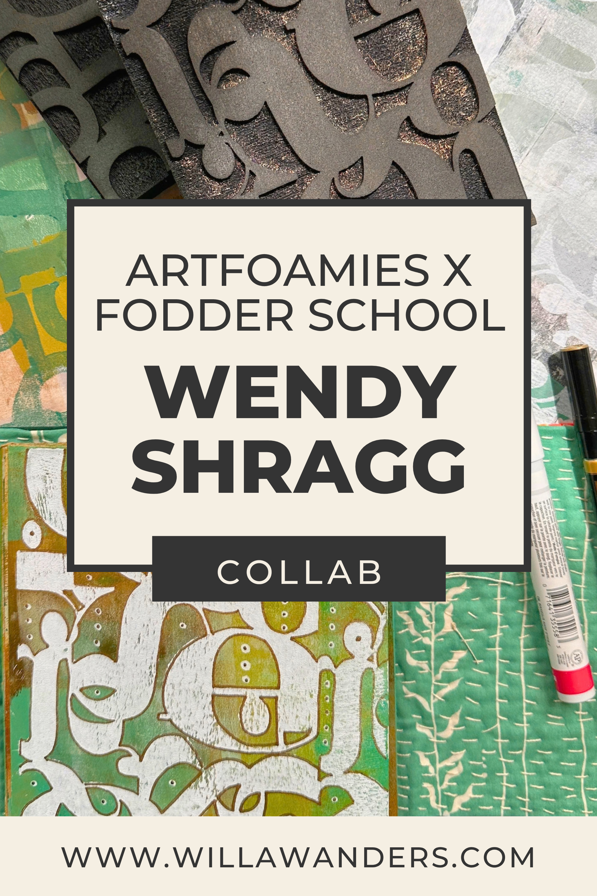 Check out Wendy Shragg’s Collab Collection with ArtFoamies!