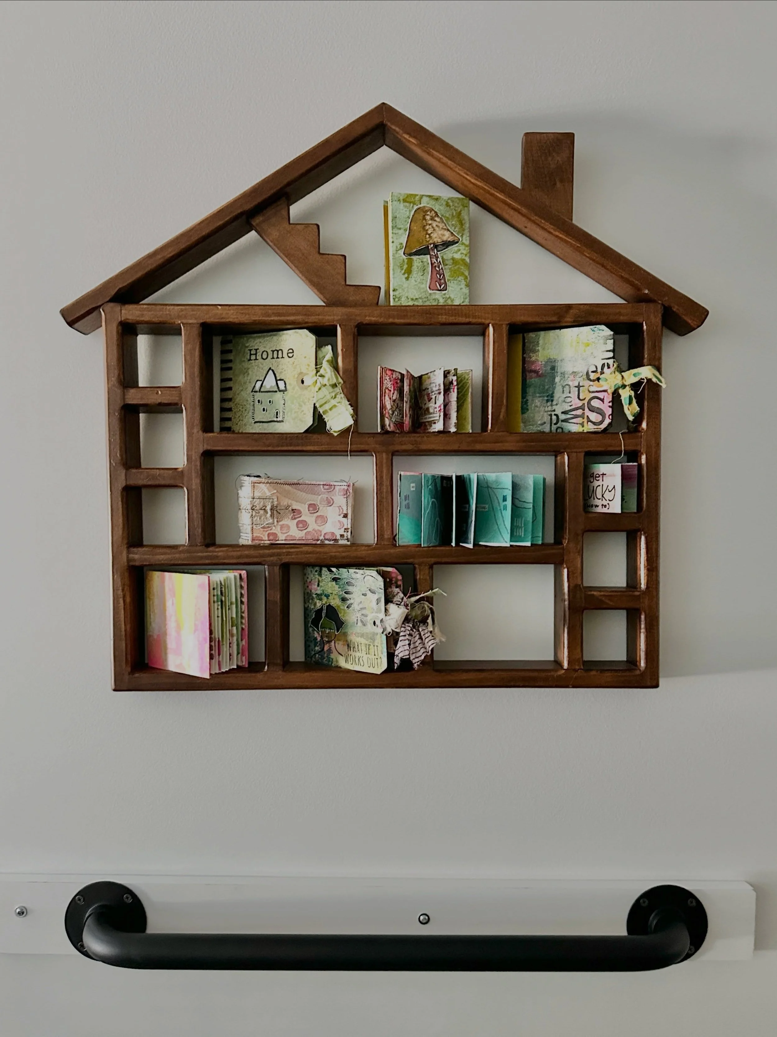 Thank you @tibblepics for passing this vintage gem onto me and Tree Top Studio!!!! #decorativeshelf #handmadebooks