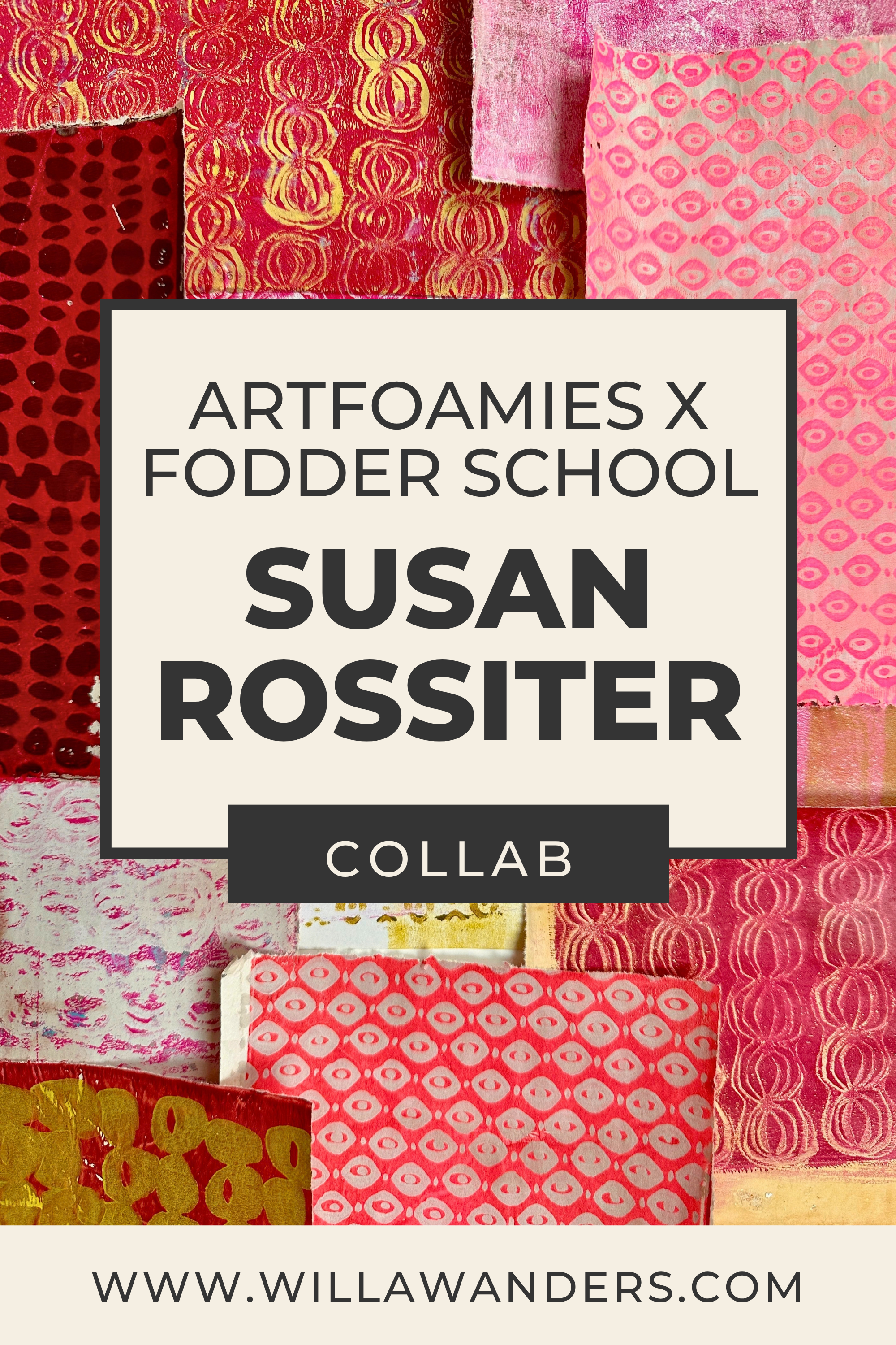Check out Susan Rossiter’s Collab Collection with ArtFoamies!
