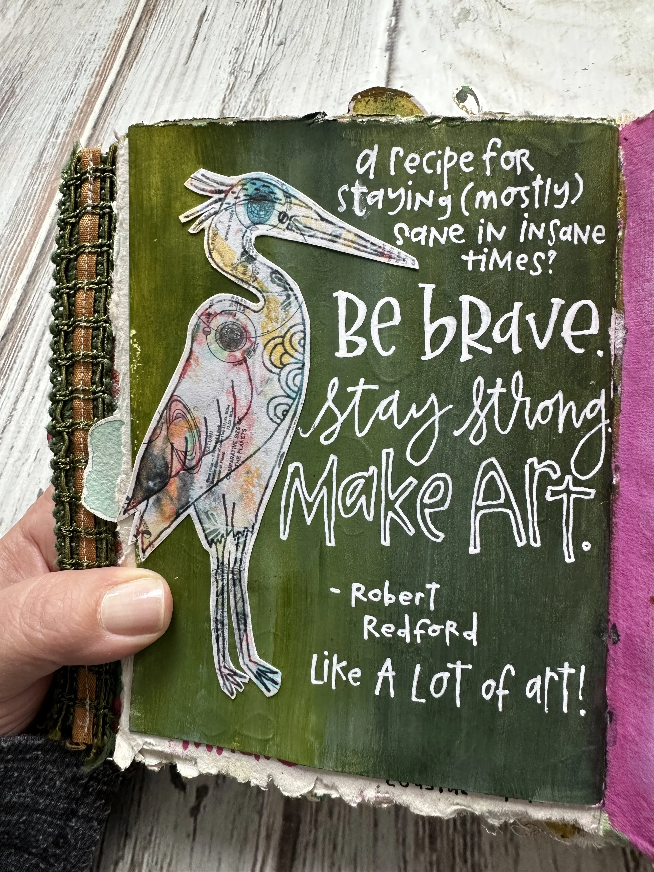 Colorful mixed media art papers with textures and abstract designs, labeled "Mixed Media Messy Papers."