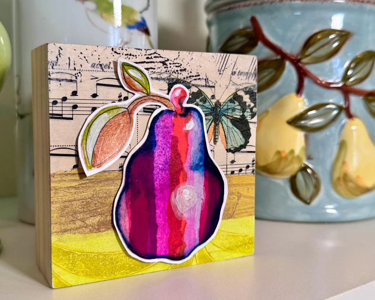 mixed media collage