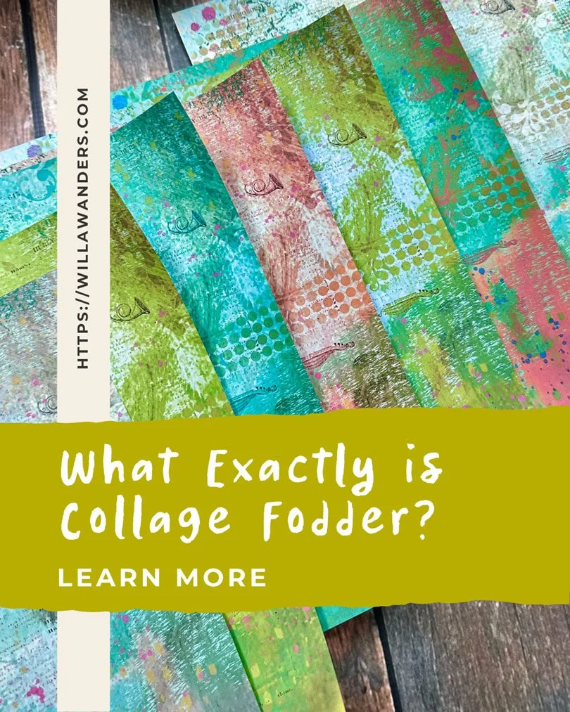 What is collage fodder