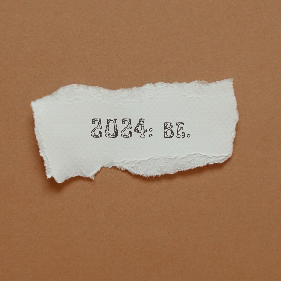 It&rsquo;s been a while&hellip; my 2024 word of the year is &ldquo;be&rdquo;. This word has been in the running for the past few years. In a society that values and rewards doing our to do lists, I plan to be still, find space and just be. I graduate