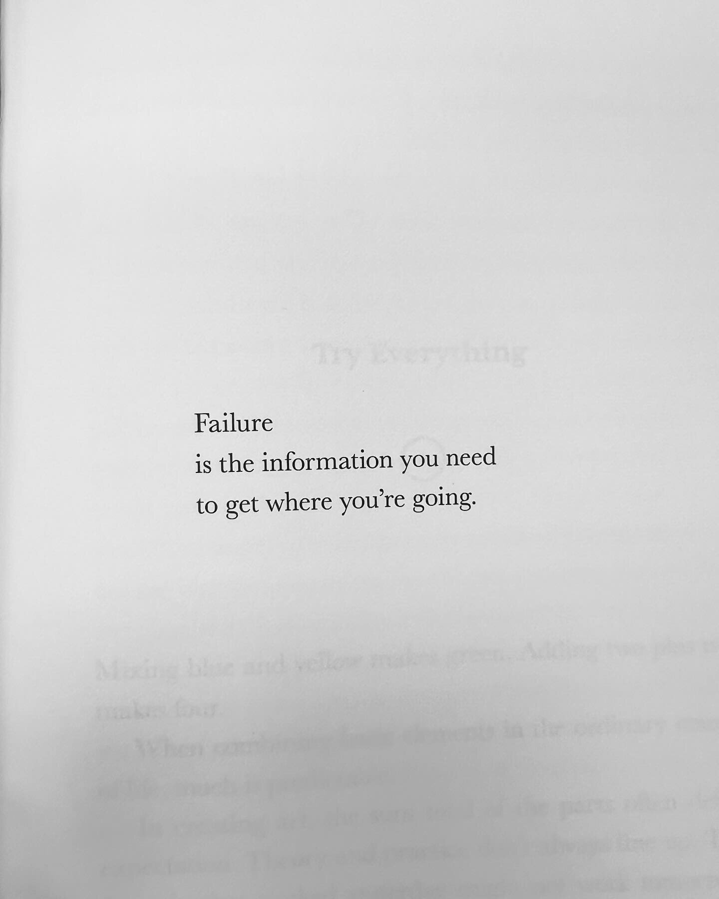 Creative act a way of being&hellip; #failure 🖤🖤🖤