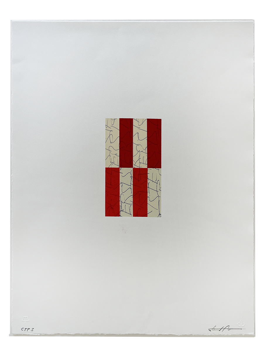 Stuart Arends | Lithograph with Red