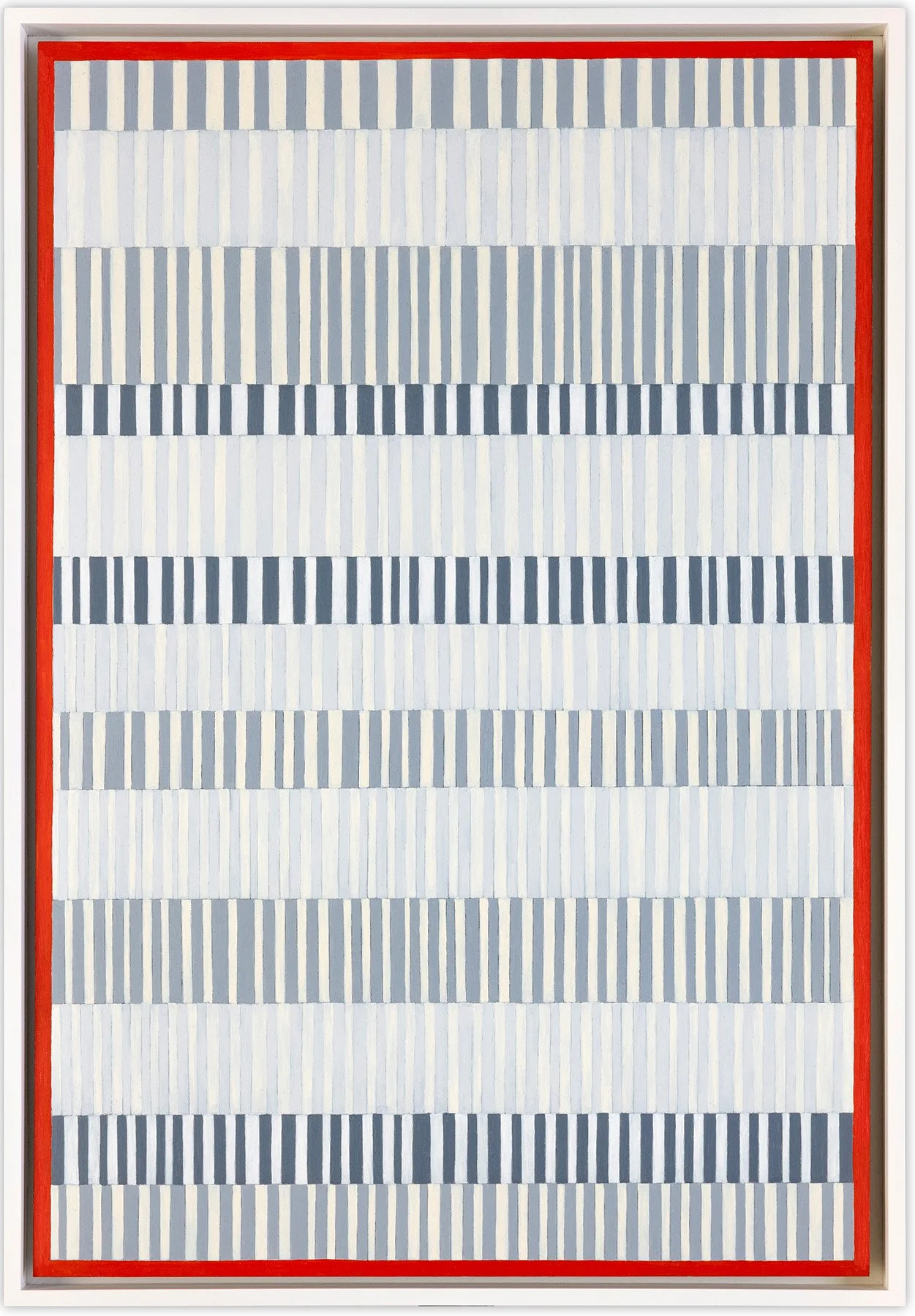 Barcode (Y)
2025
oil on aluminum sheet
19” x 13” framed
