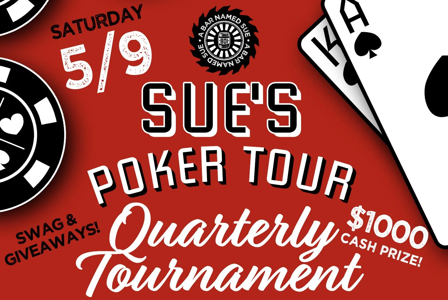 SUE'S QUARTERLY POKER TOURNEY @ STATE