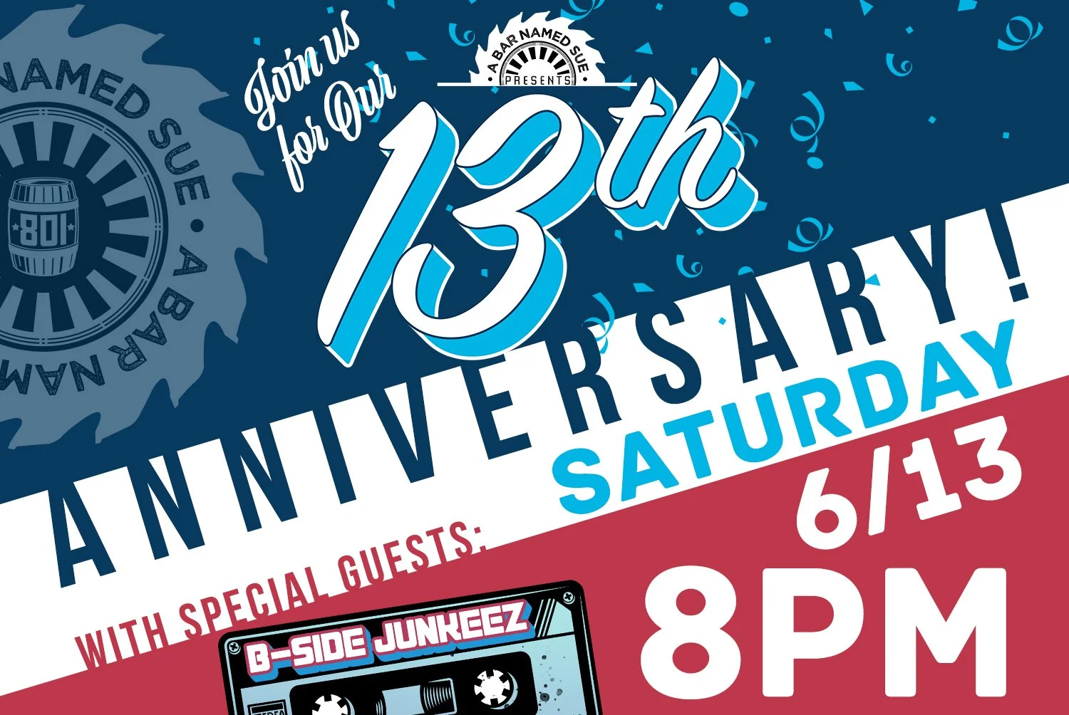 STATE'S 13TH ANNIVERSARY!