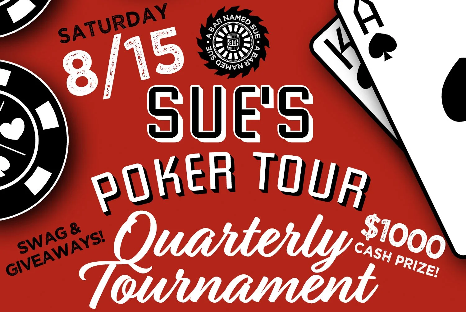 SUE'S QUARTERLY POKER TOURNEY @ HIGHLAND