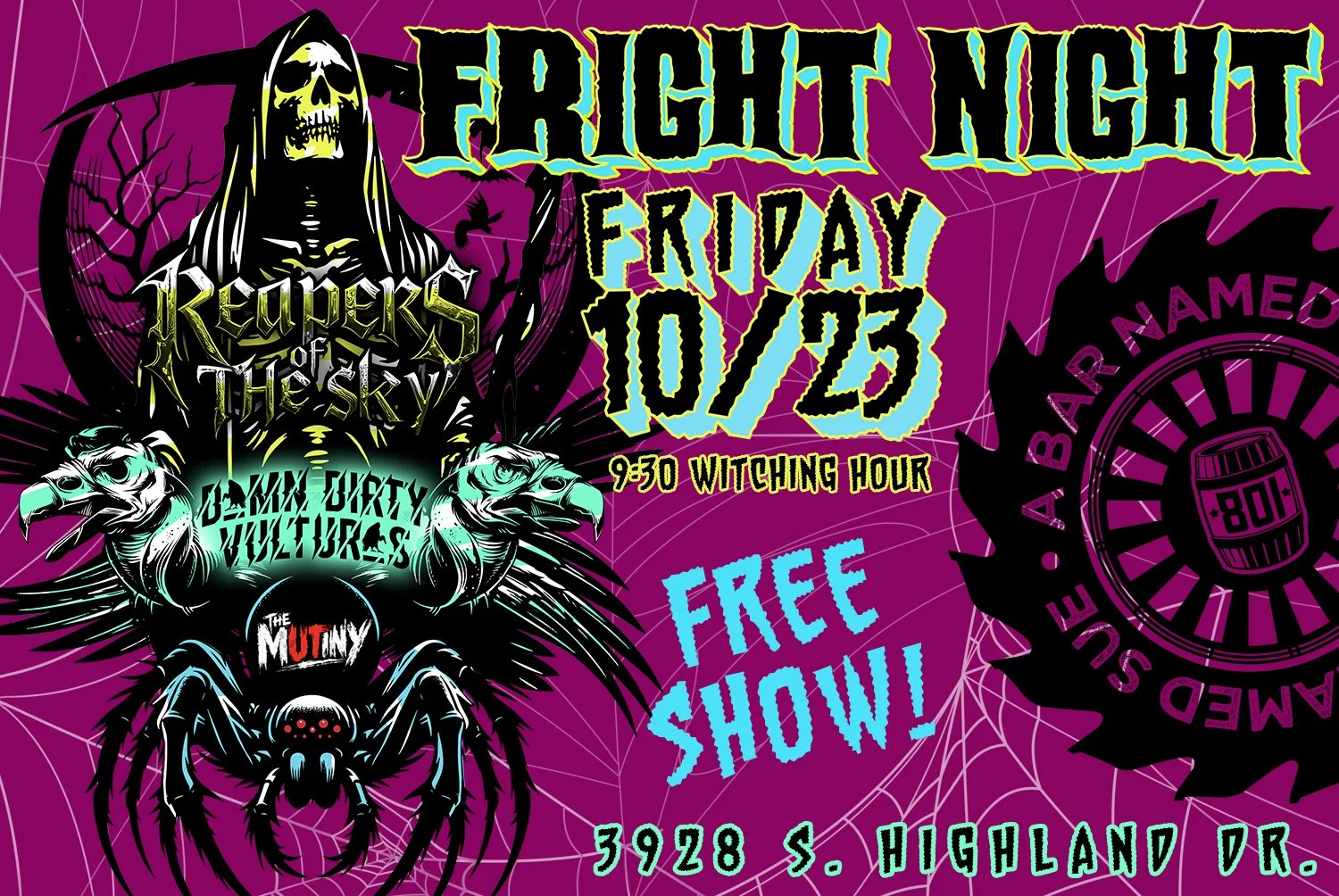 Fright Night Triple-Feature!!! @ Highland