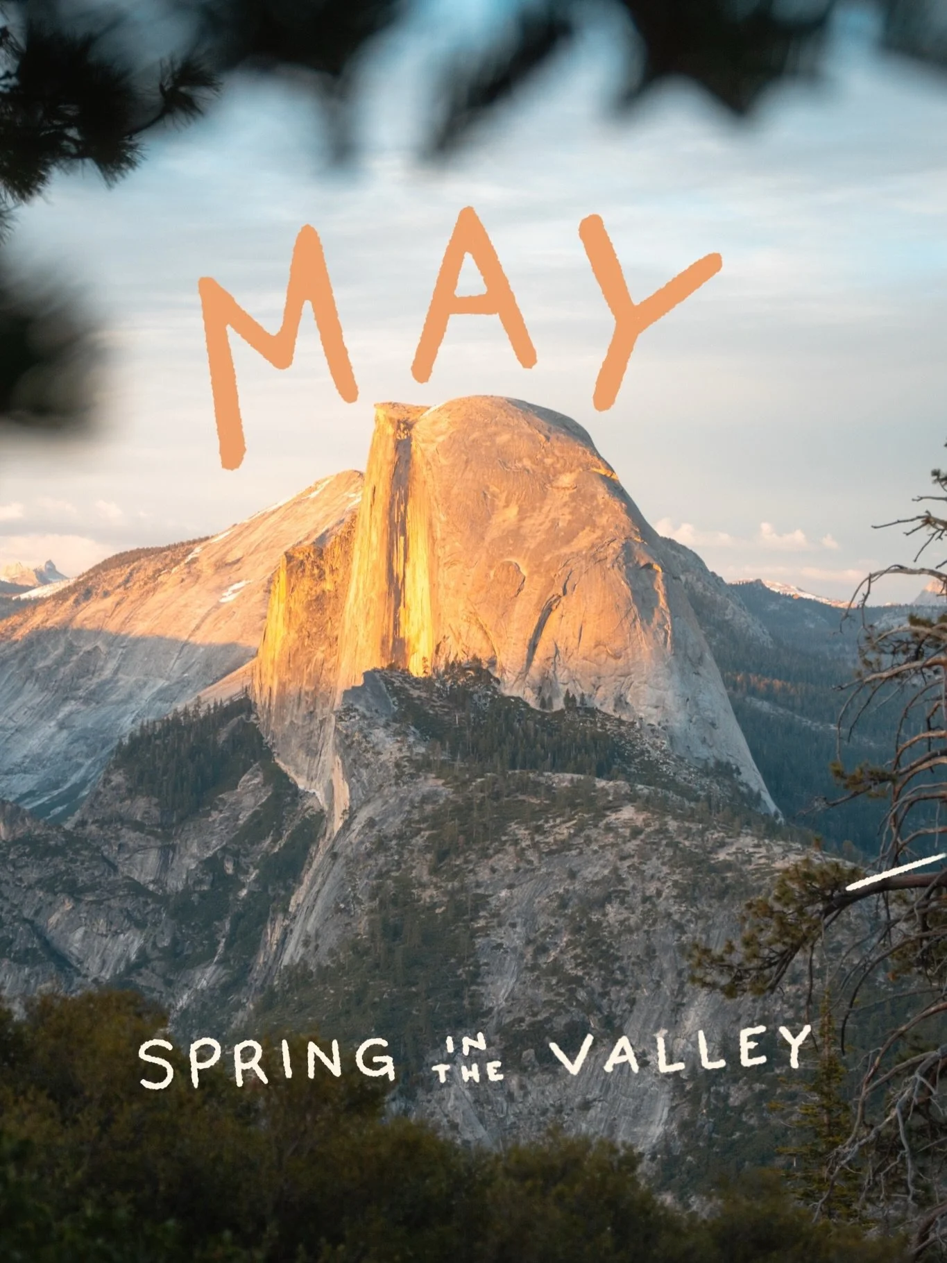 Magical May in Yosemite. Chilling in the Spring greens and watching the gushing waterfalls, climbers on the wall, and the raging Merced River. Perfect weather and relaxing hangs throughout the valley, waiting for the high country to open up. Thinking