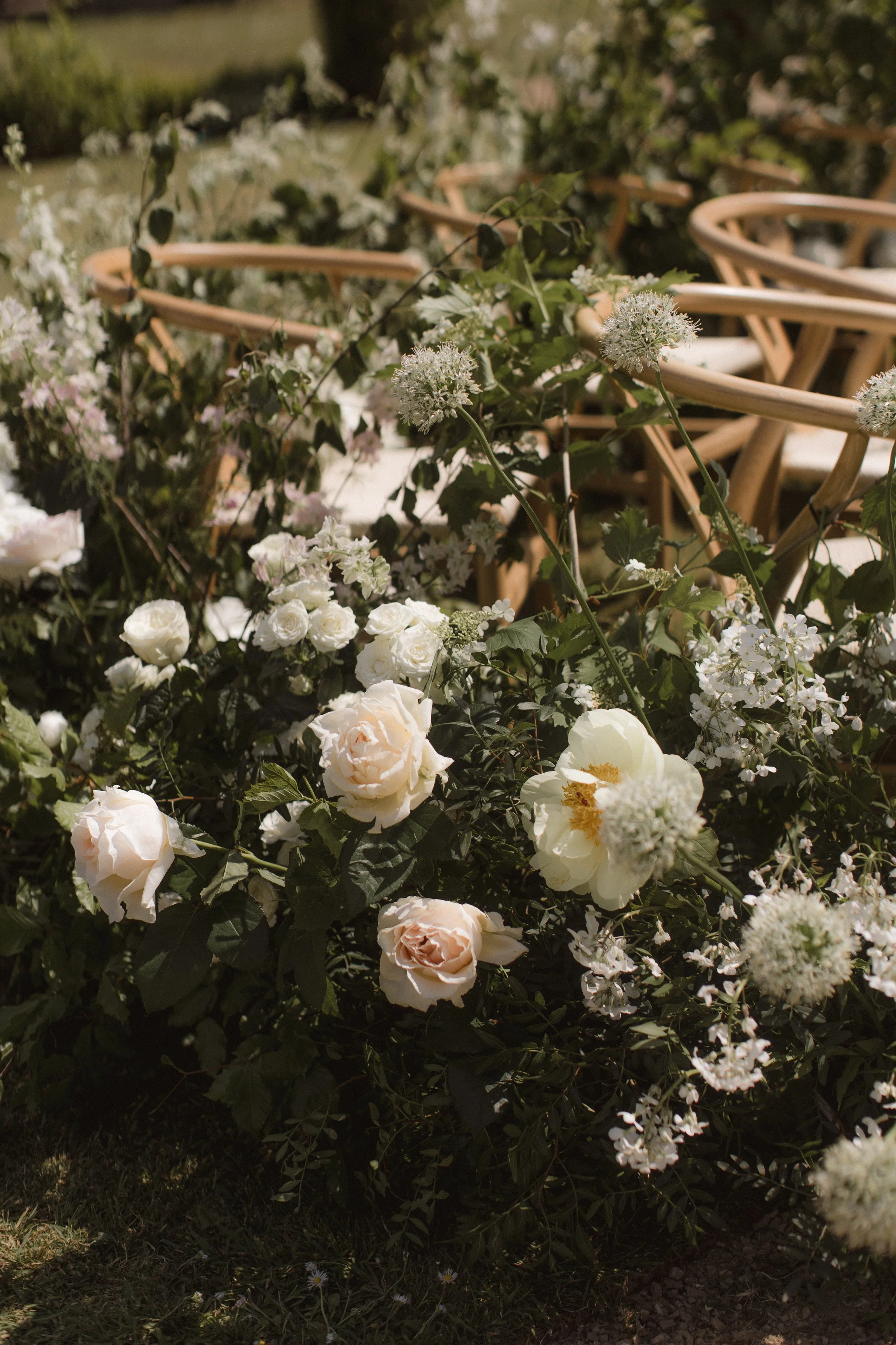 Wootton Hall Wedding Flowers - Garden Inspired Ceremony Flowers.jpg