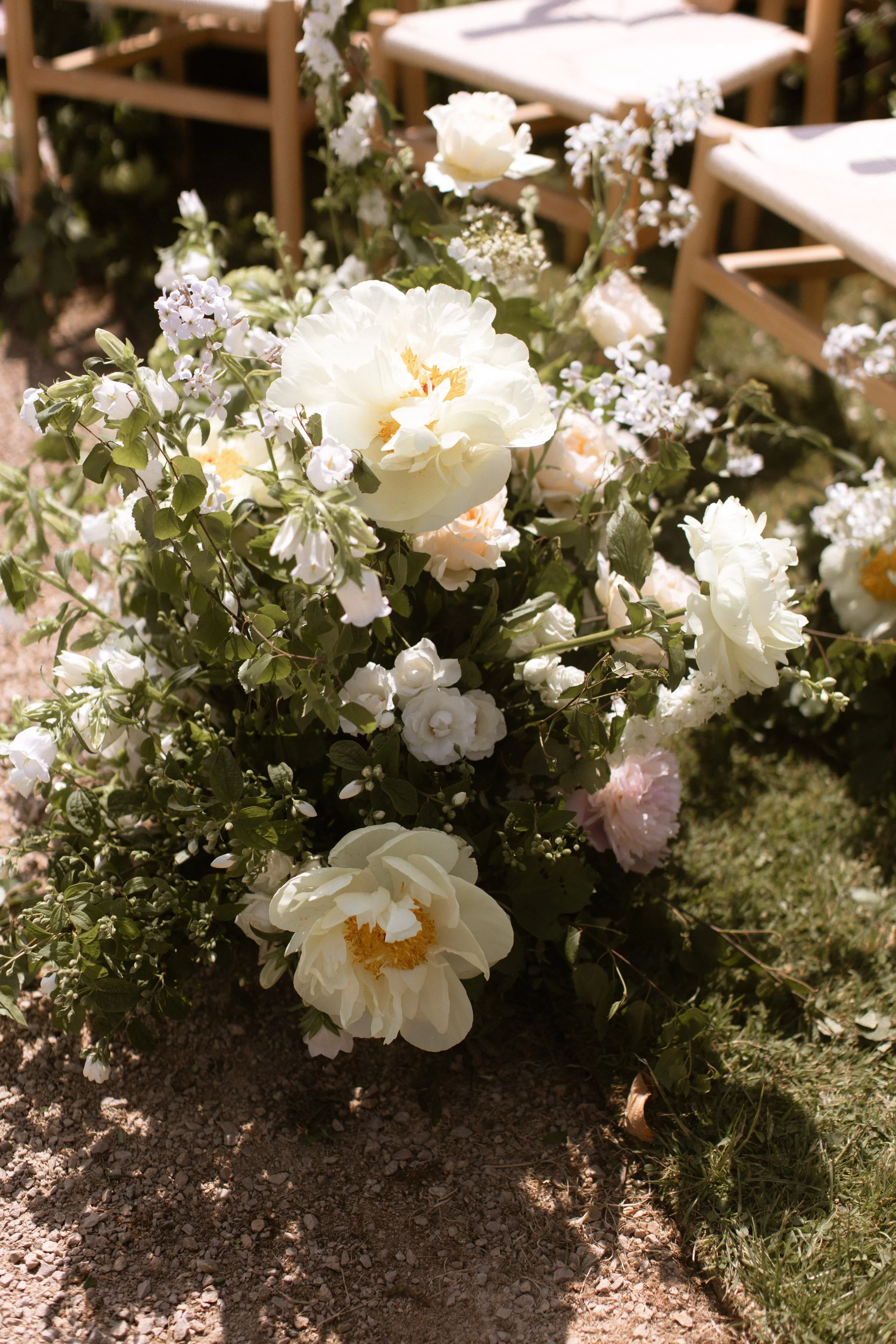 Wootton Hall Wedding - Romantic Garden Inspired Ceremony Flowers.jpg