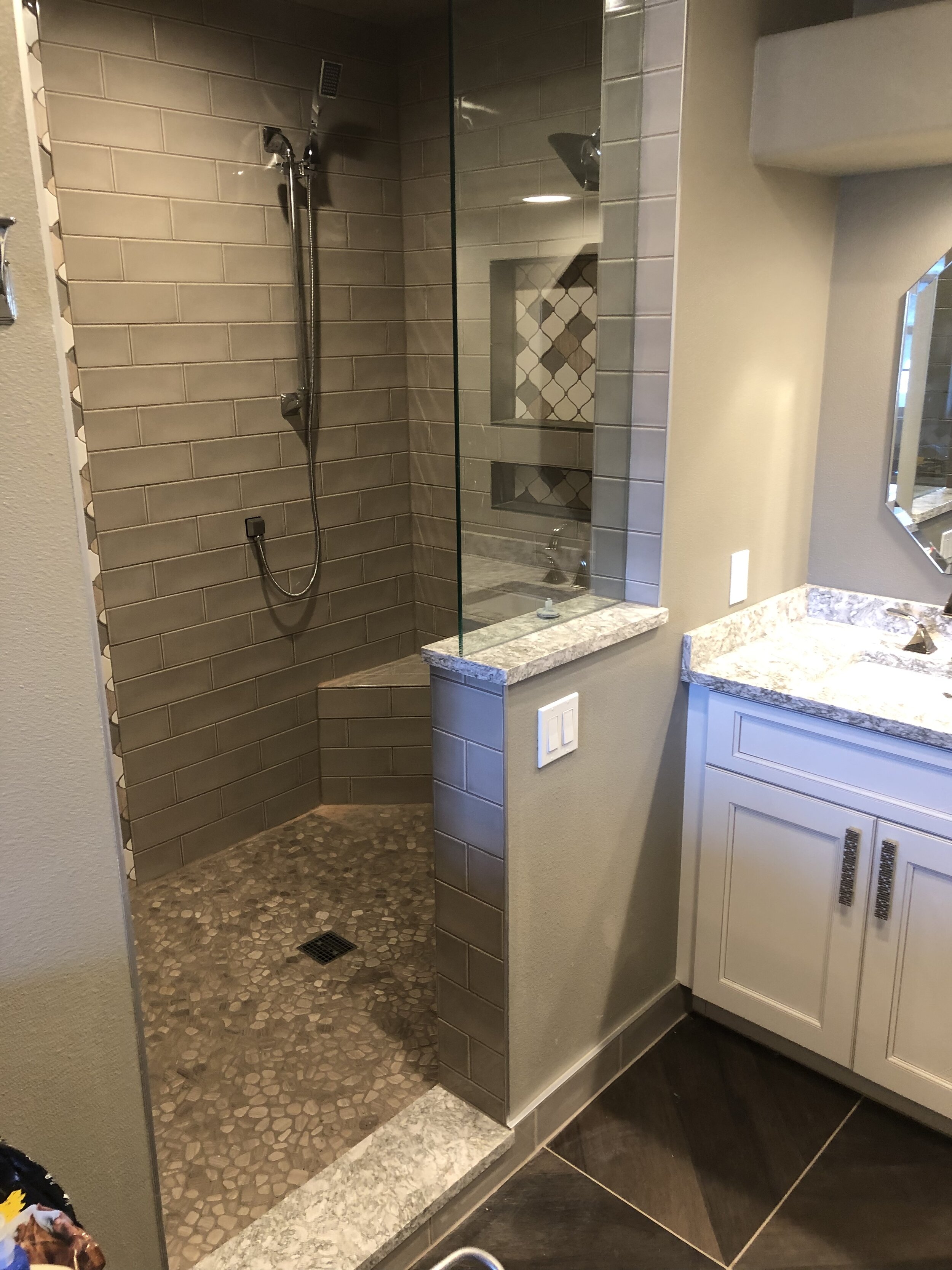 Master Bathroom Remodel - Completed w/ American Dream Design Build