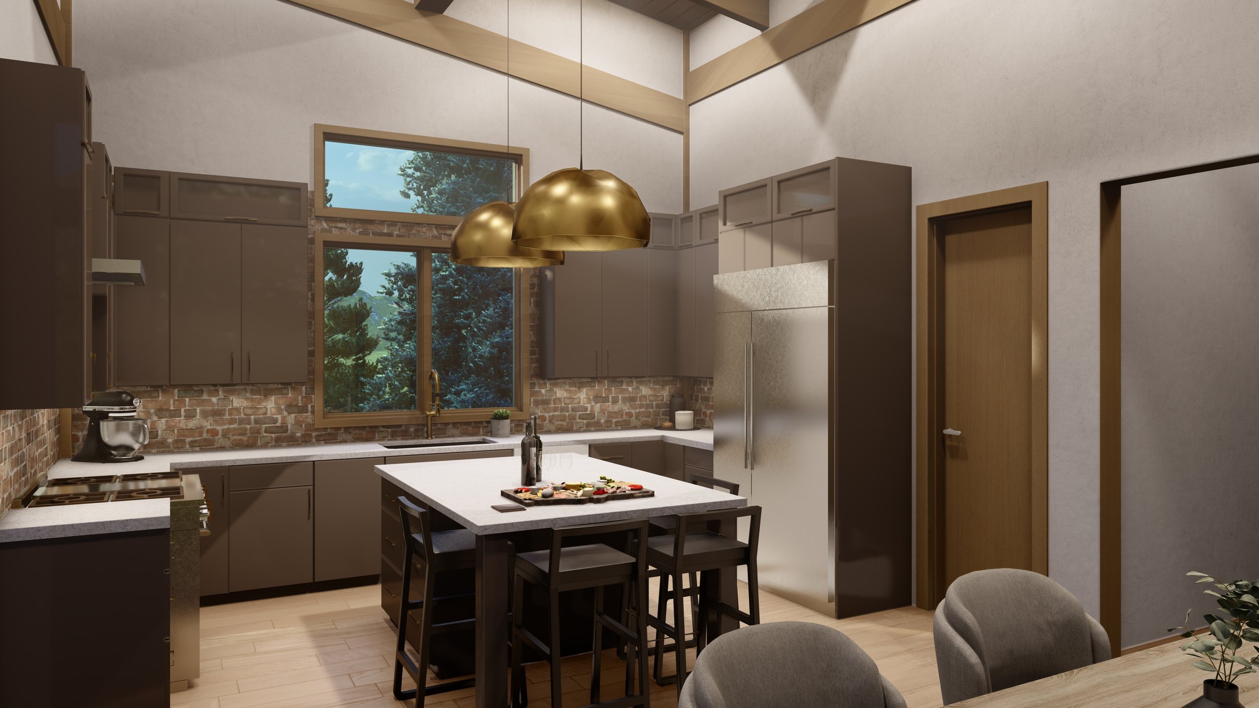 3D Rendering - Modern Kitchen (Completed in Lumion)