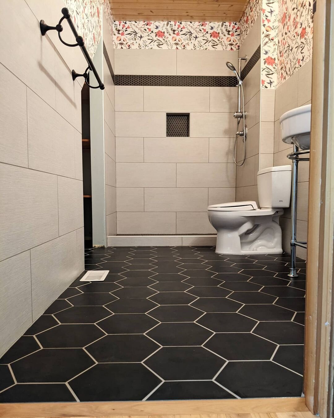 Guest Bathroom Remodel - Tile by Zack Gallagher Flooring Co.