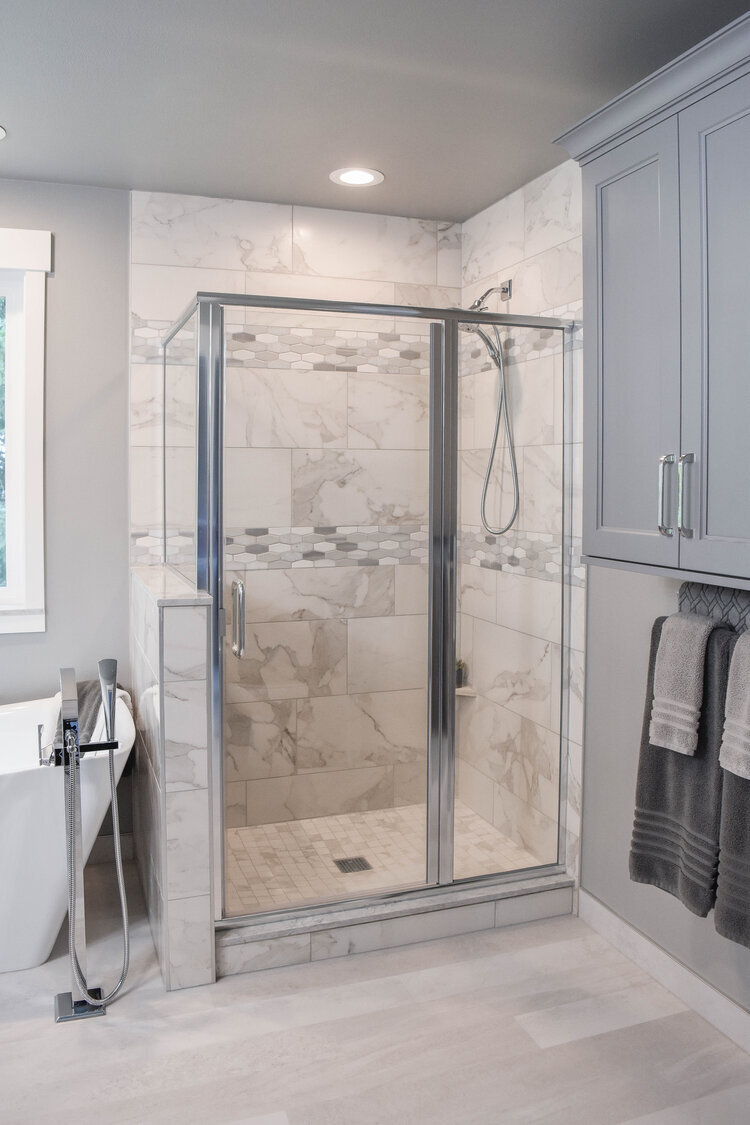 Master Bathroom Remodel - Completed w/ American Dream Design Build