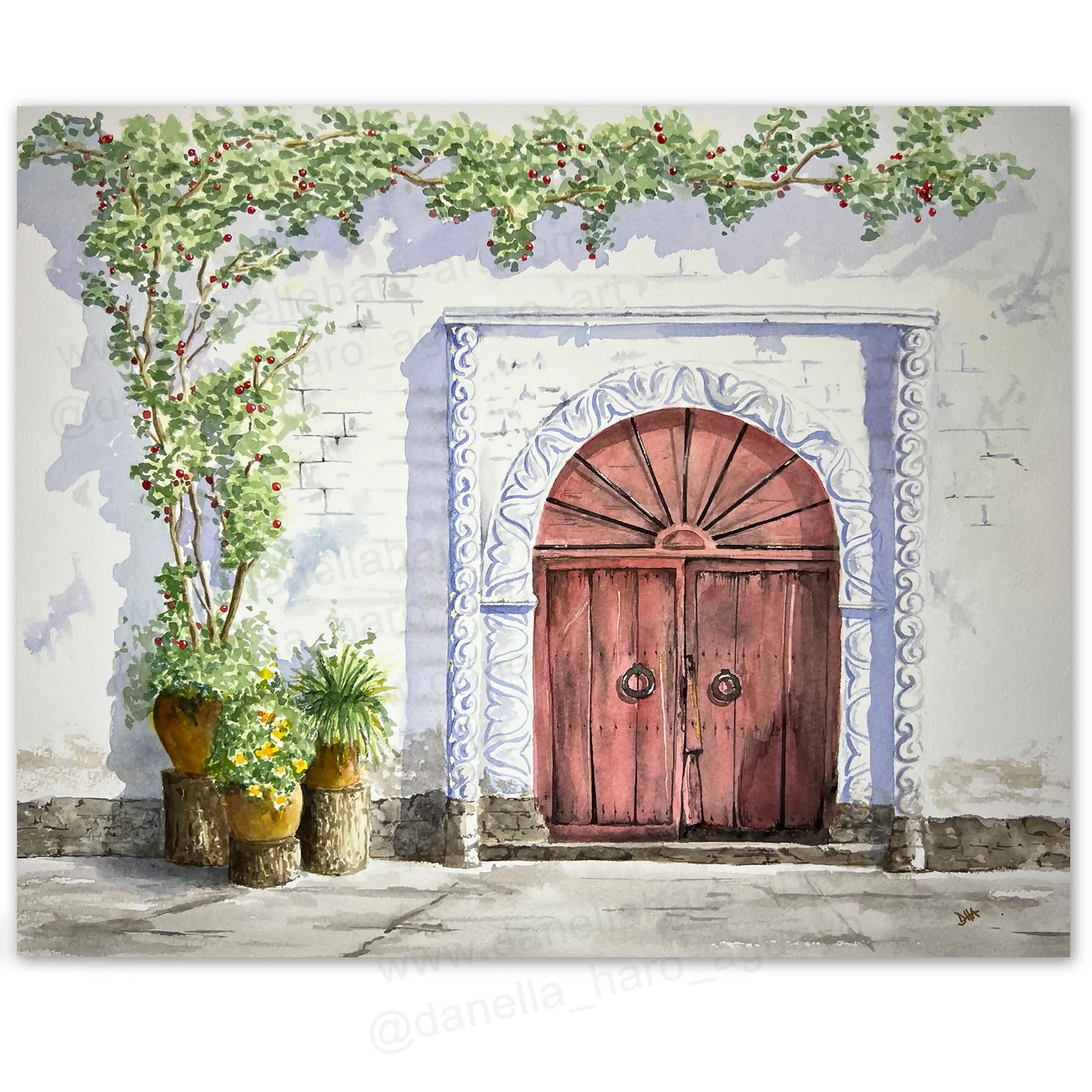 ThatOldChurch-DHA_watercolor_ColonialDoor6.jpg