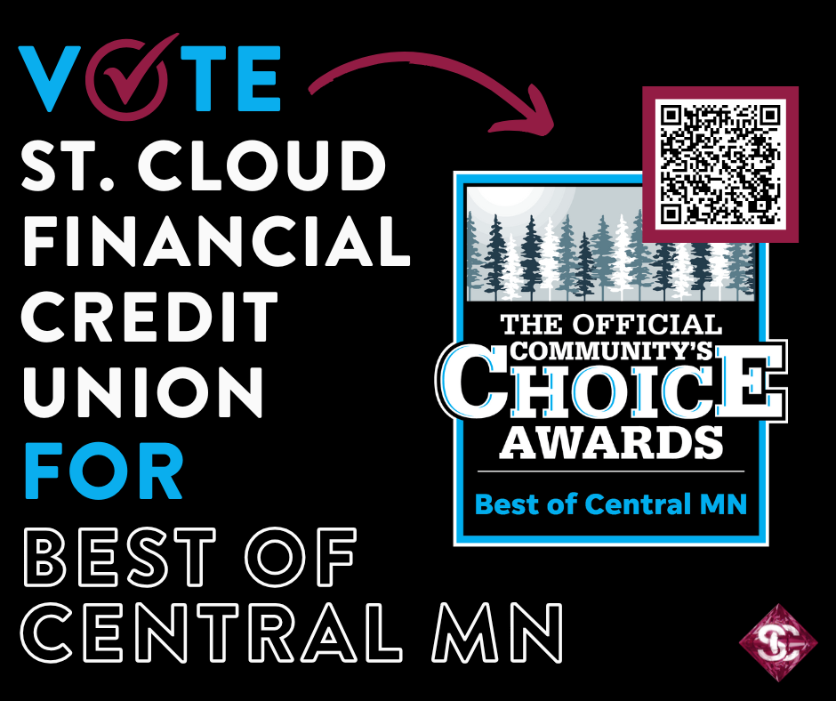 Vote SCFCU for Best of Central Minnesota!