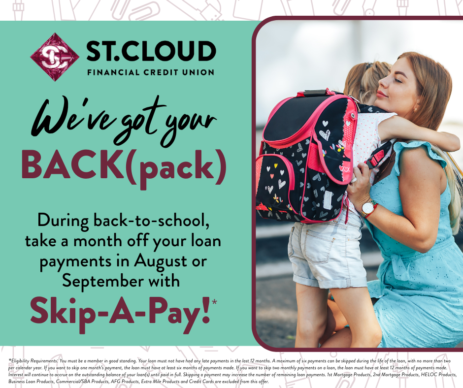 We've Got Your Back(pack) With Skip-A-Pay! 🎒