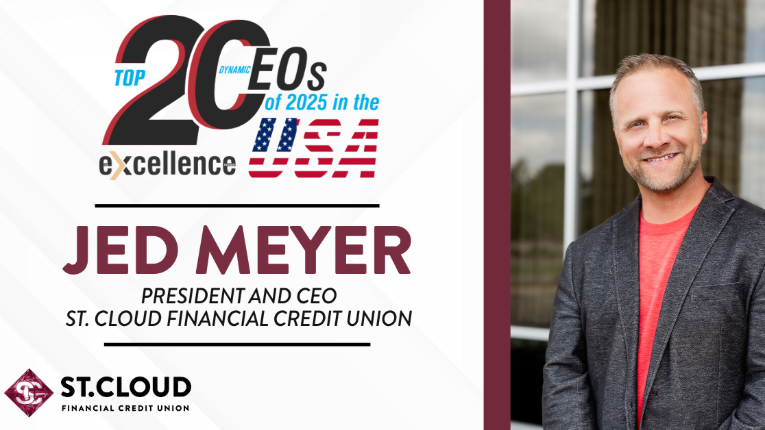 SCFCU President and CEO Jed Meyer Named Top 20 Dynamic CEO in the USA in 2025