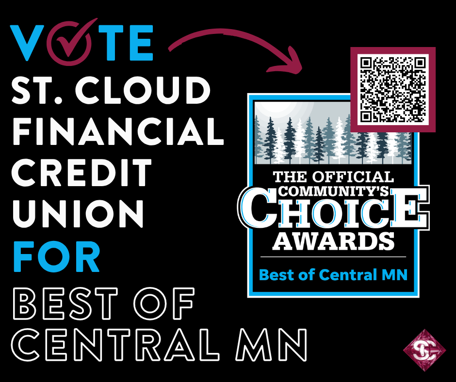 Vote SCFCU for Best of Central Minnesota!