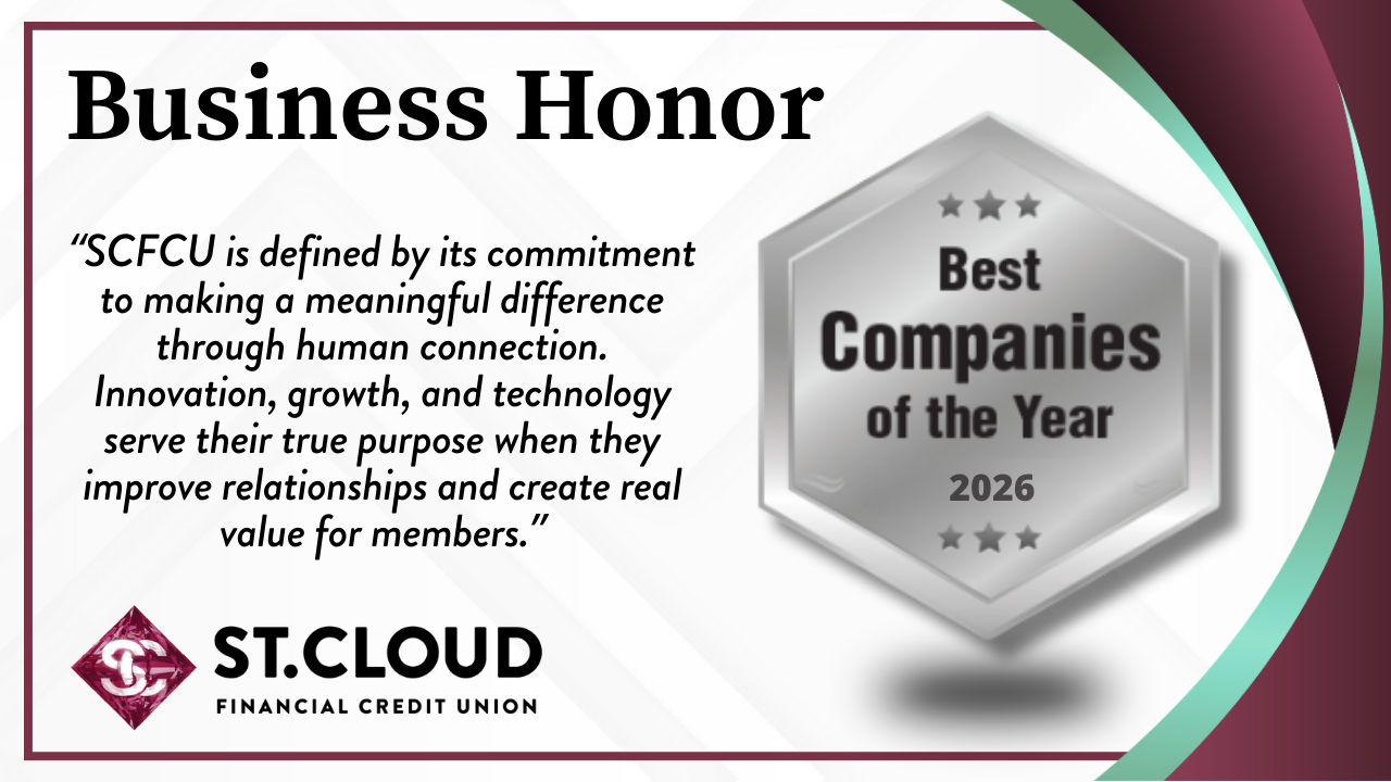 SCFCU Named to 2026 Best Companies of the Year List