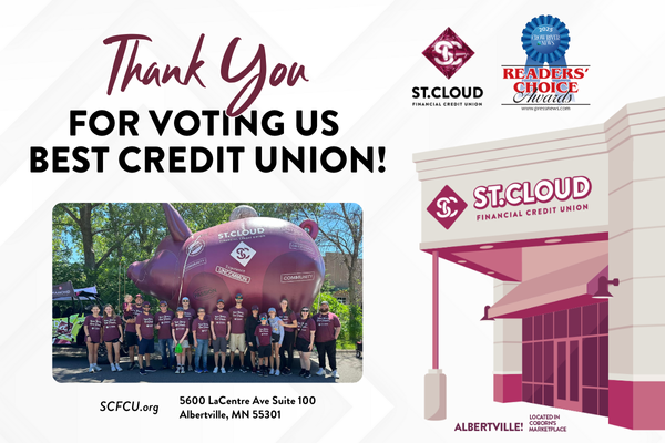 SCFCU Named Readers' Choice for Best Credit Union in 2025