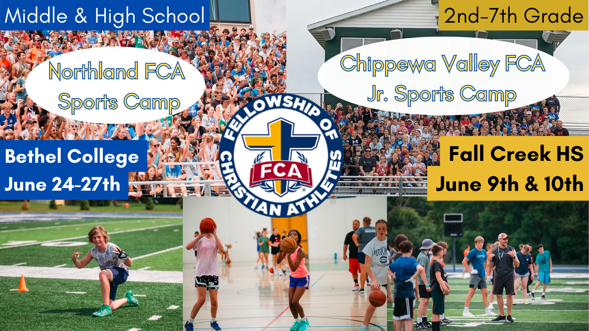 Chippewa Valley FCA Junior Sports Camp