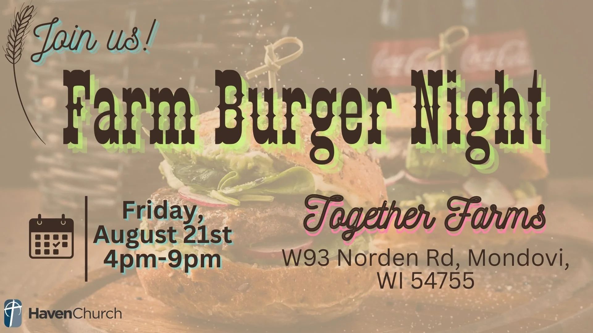 Farm Burger Night