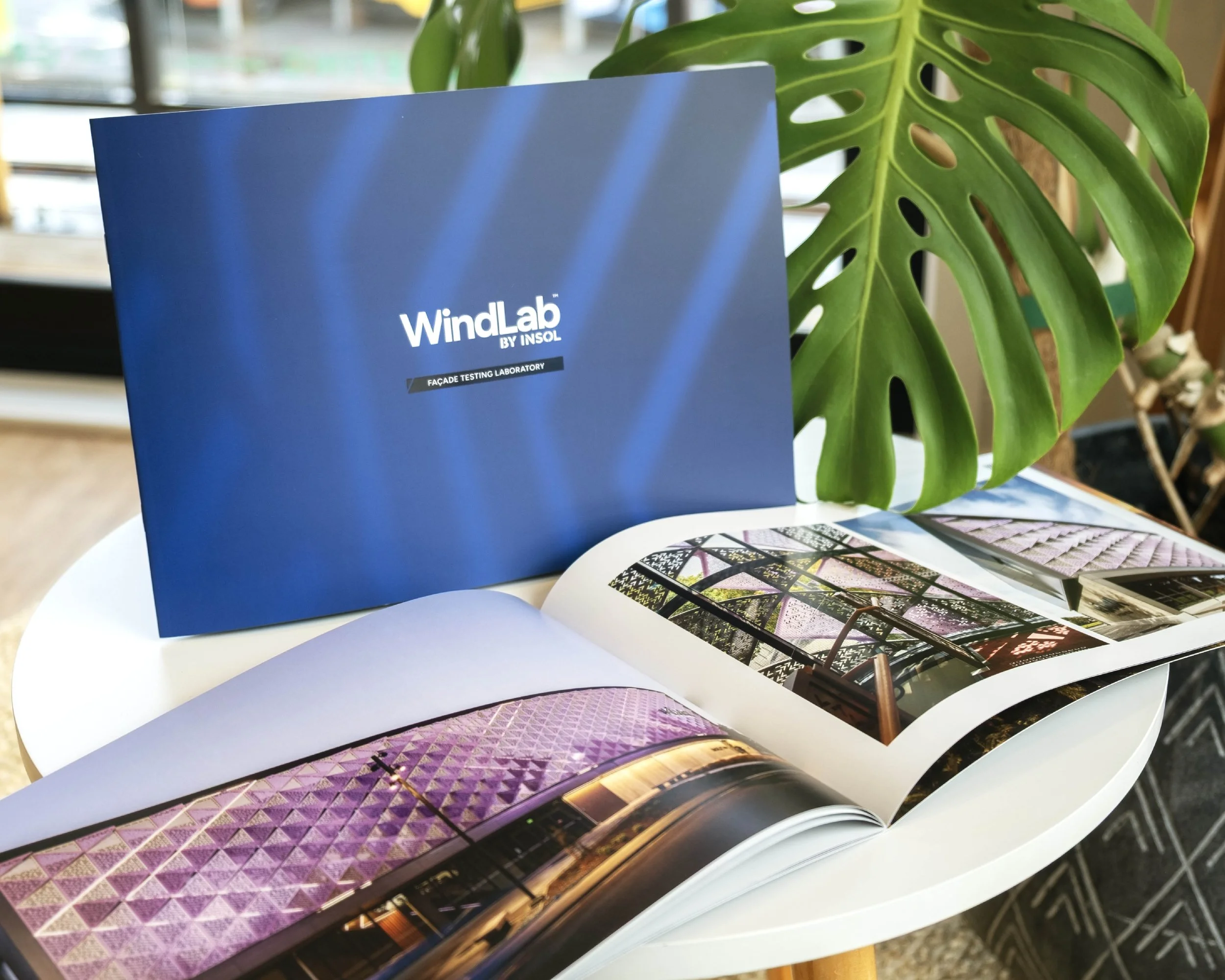 Insol's WindLab Brochure, showing off products and services in style!