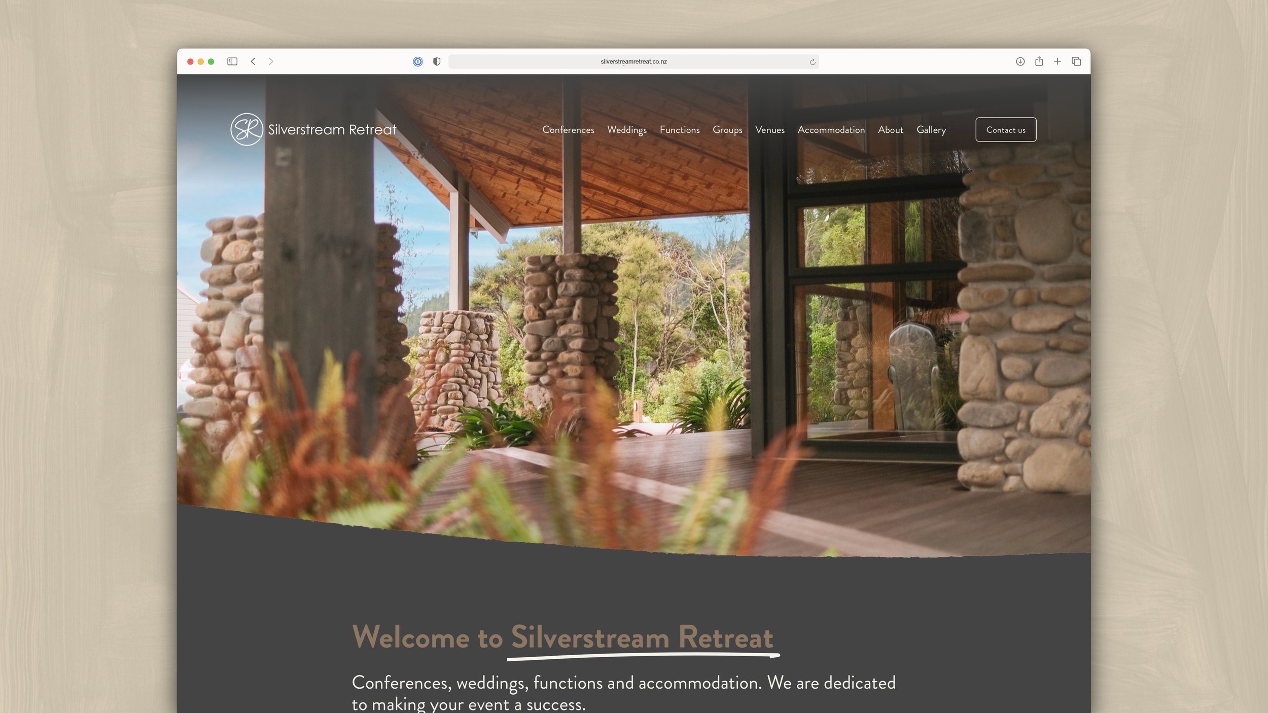 An Immersive New Website for Silverstream Retreat