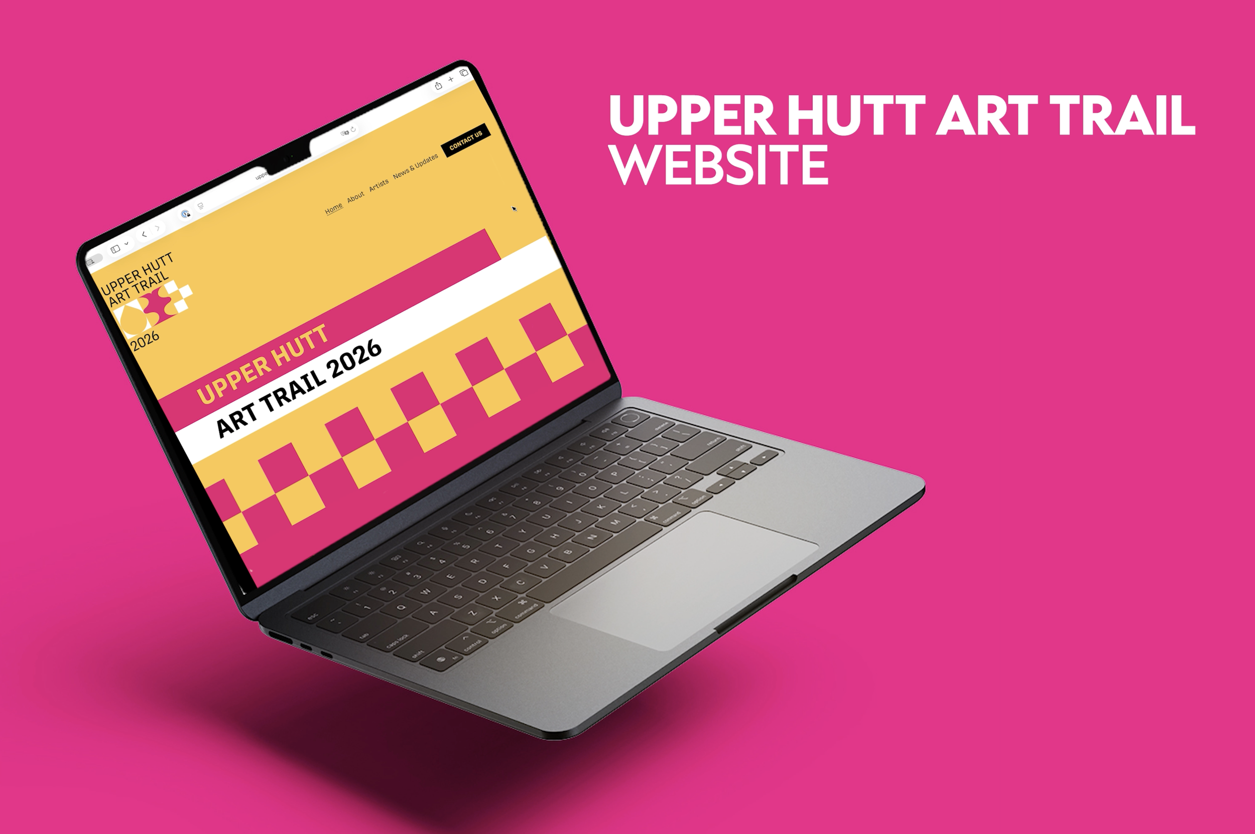 Giving back to the creative community — Upper Hutt Art Trail's new website! 🎨