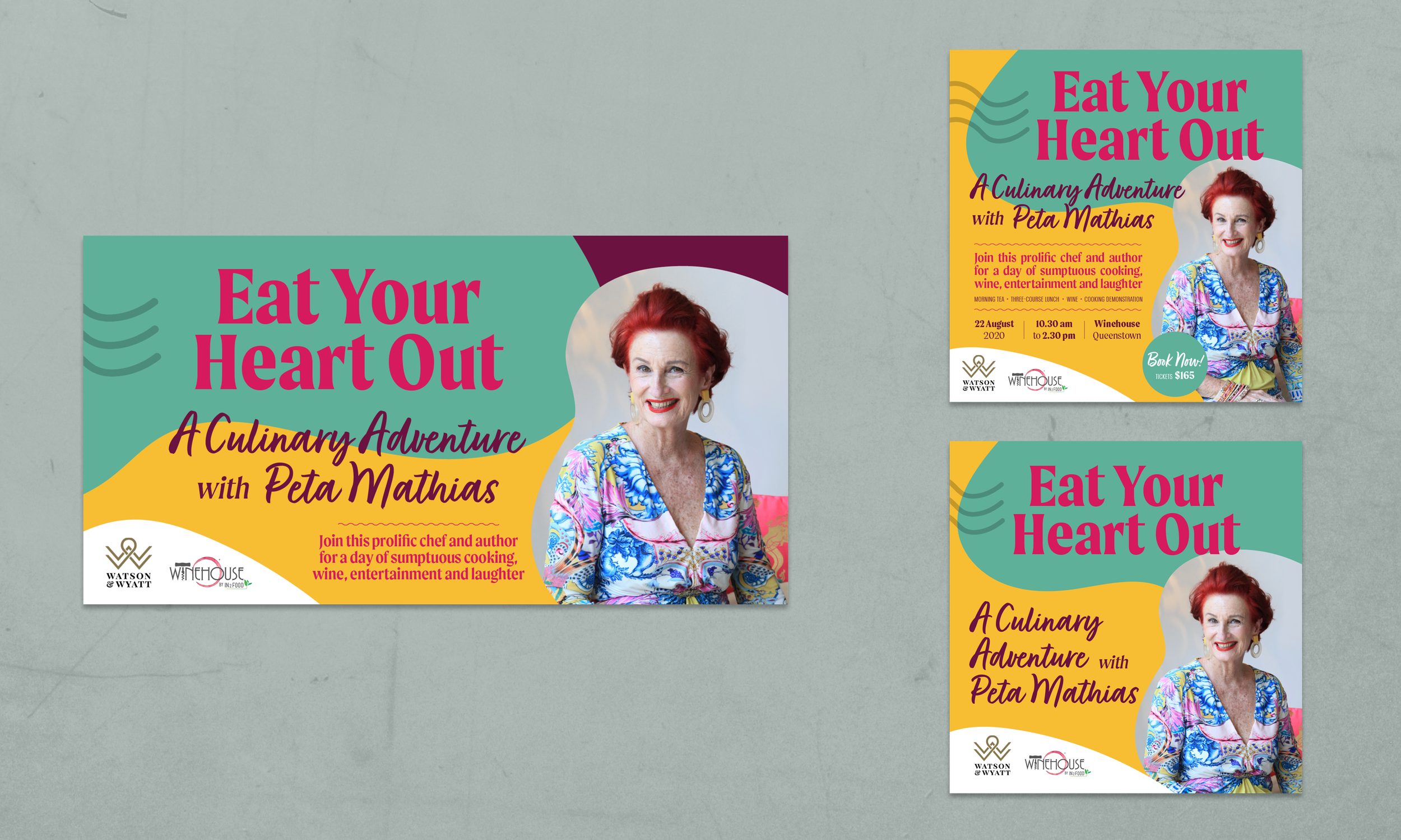 Event identity and digital marketing design for celebrity event