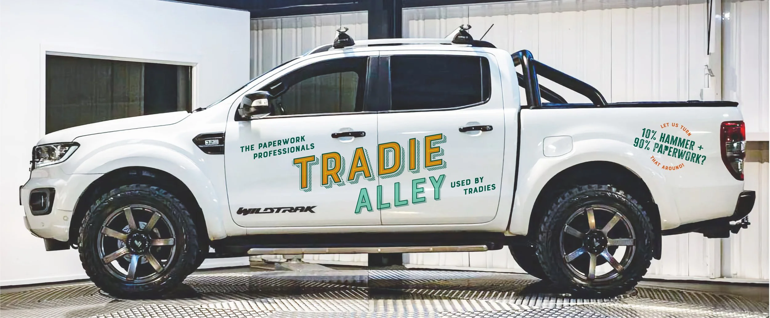 Proposed Vehicle Signage for Trade Alley's Rebranding