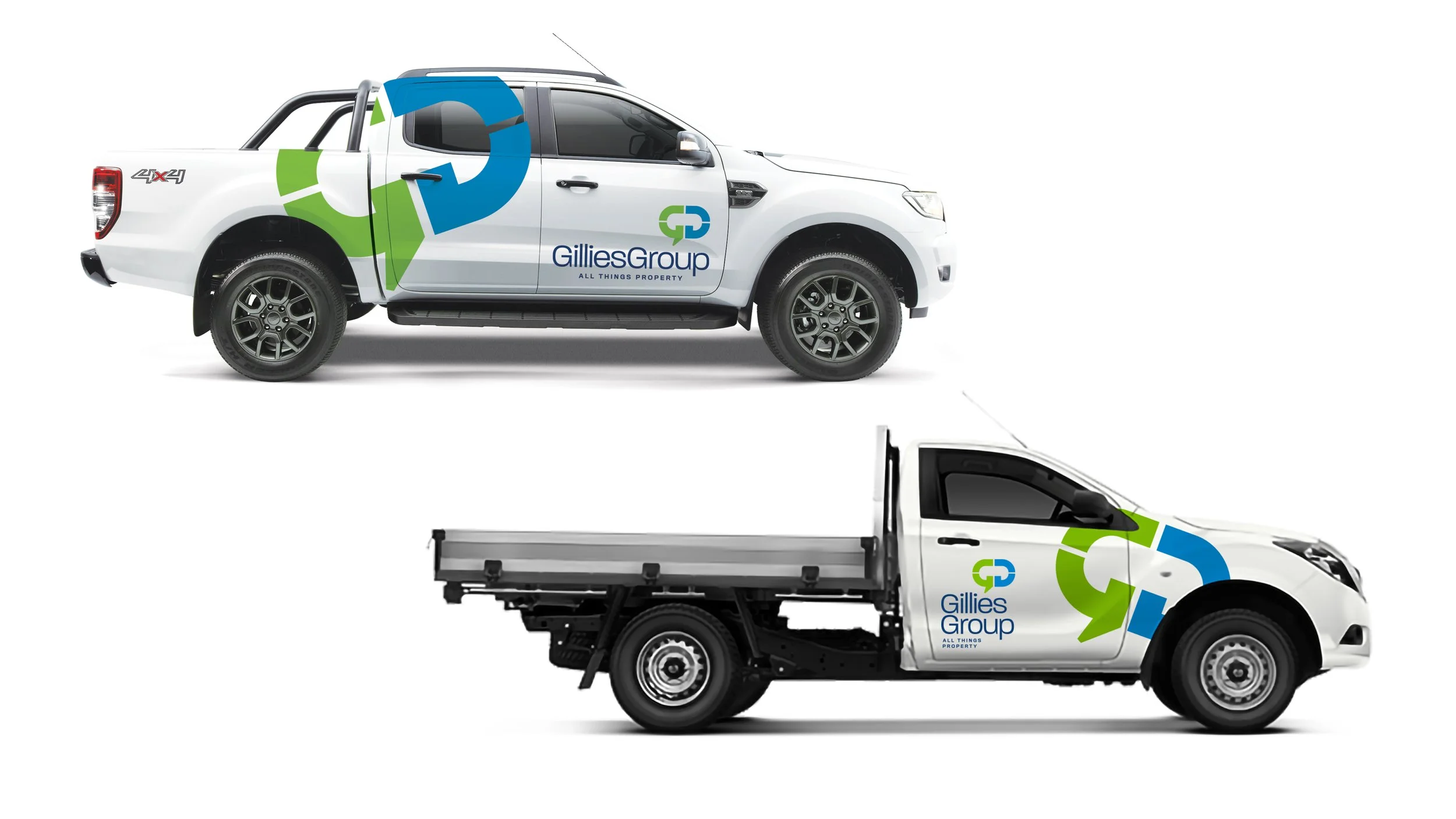 Vehicle graphics for property developer Gillies Group