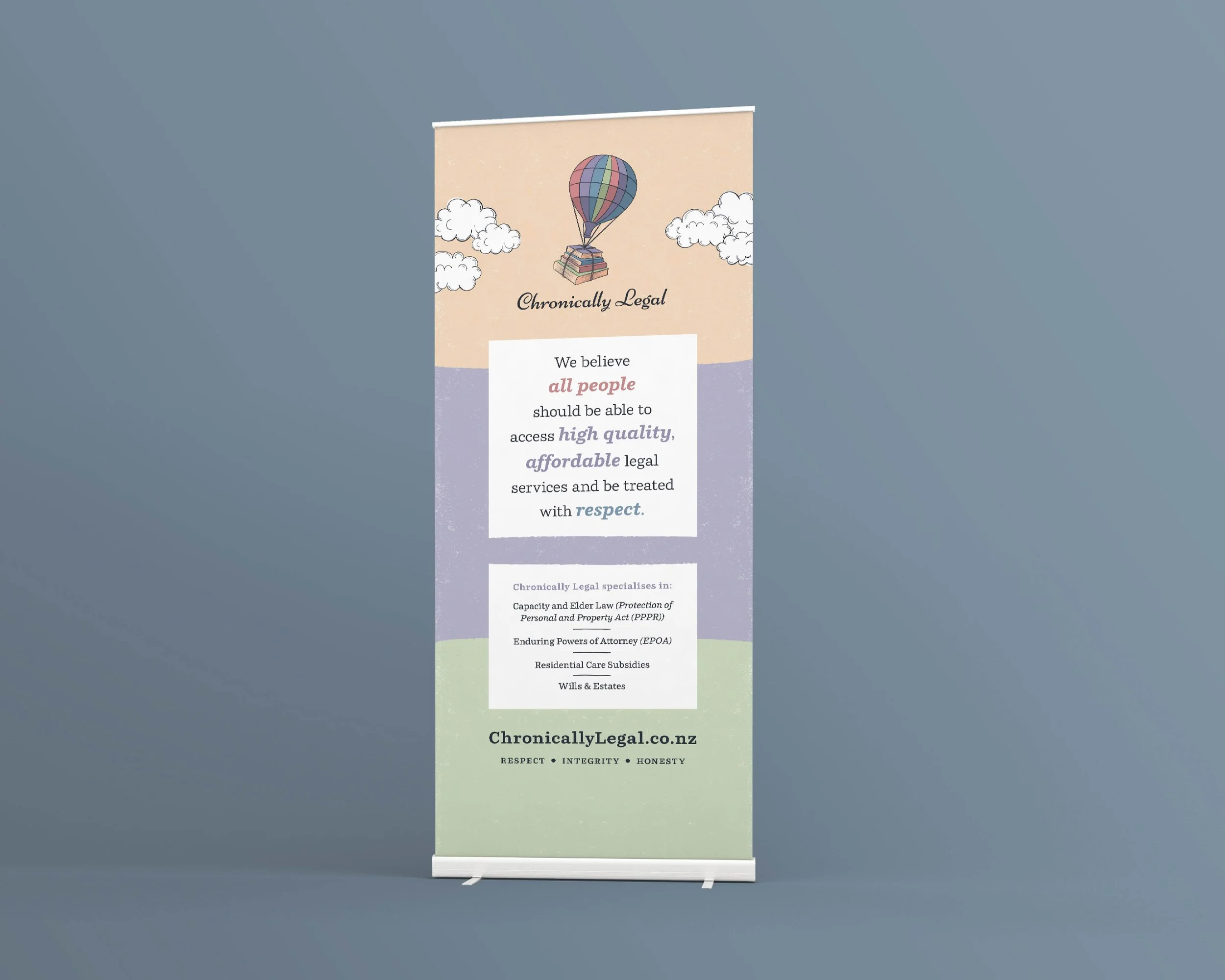 Event Pull-up Banner for Chronically Legal