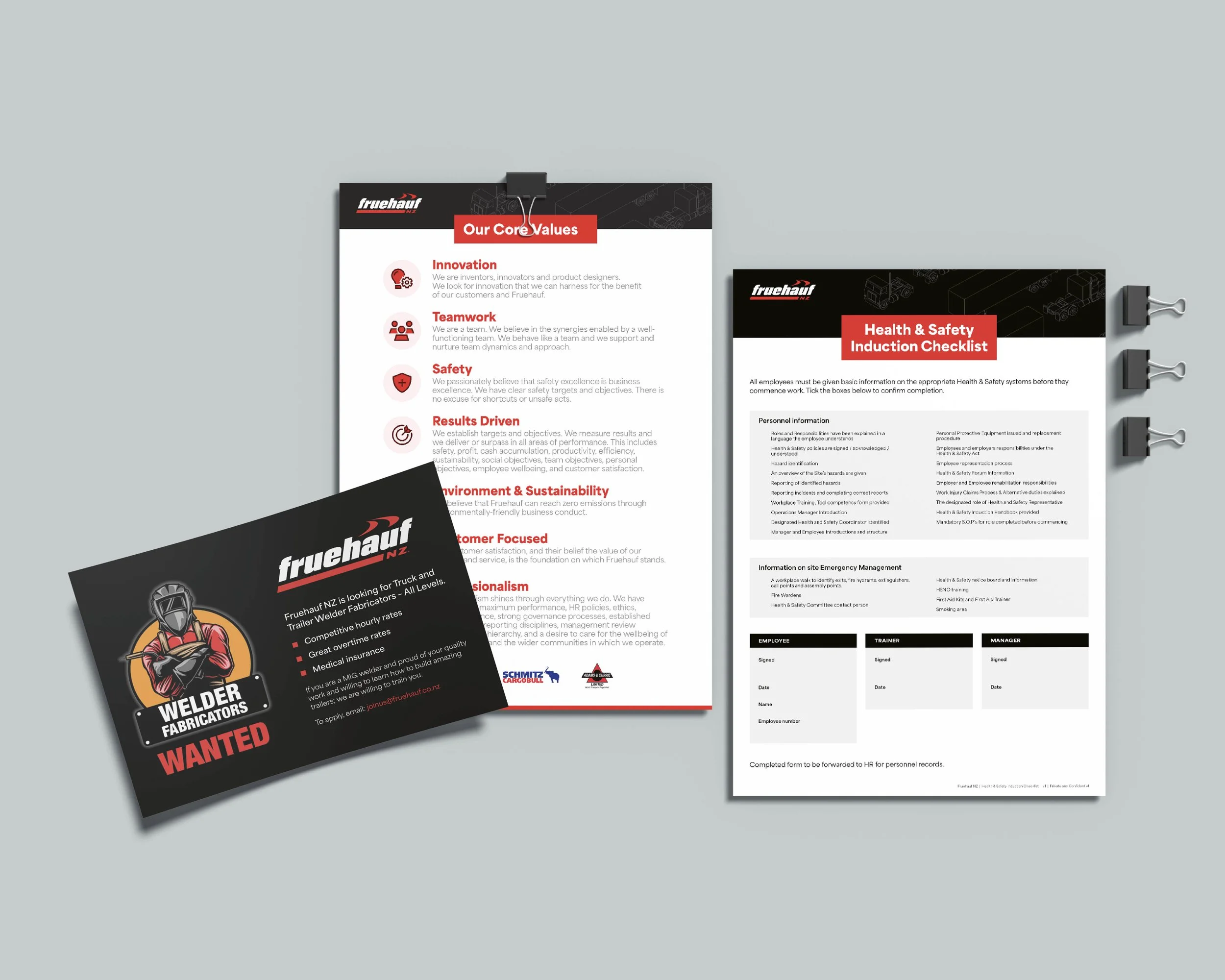 Internal Documents for Fruehauf NZ