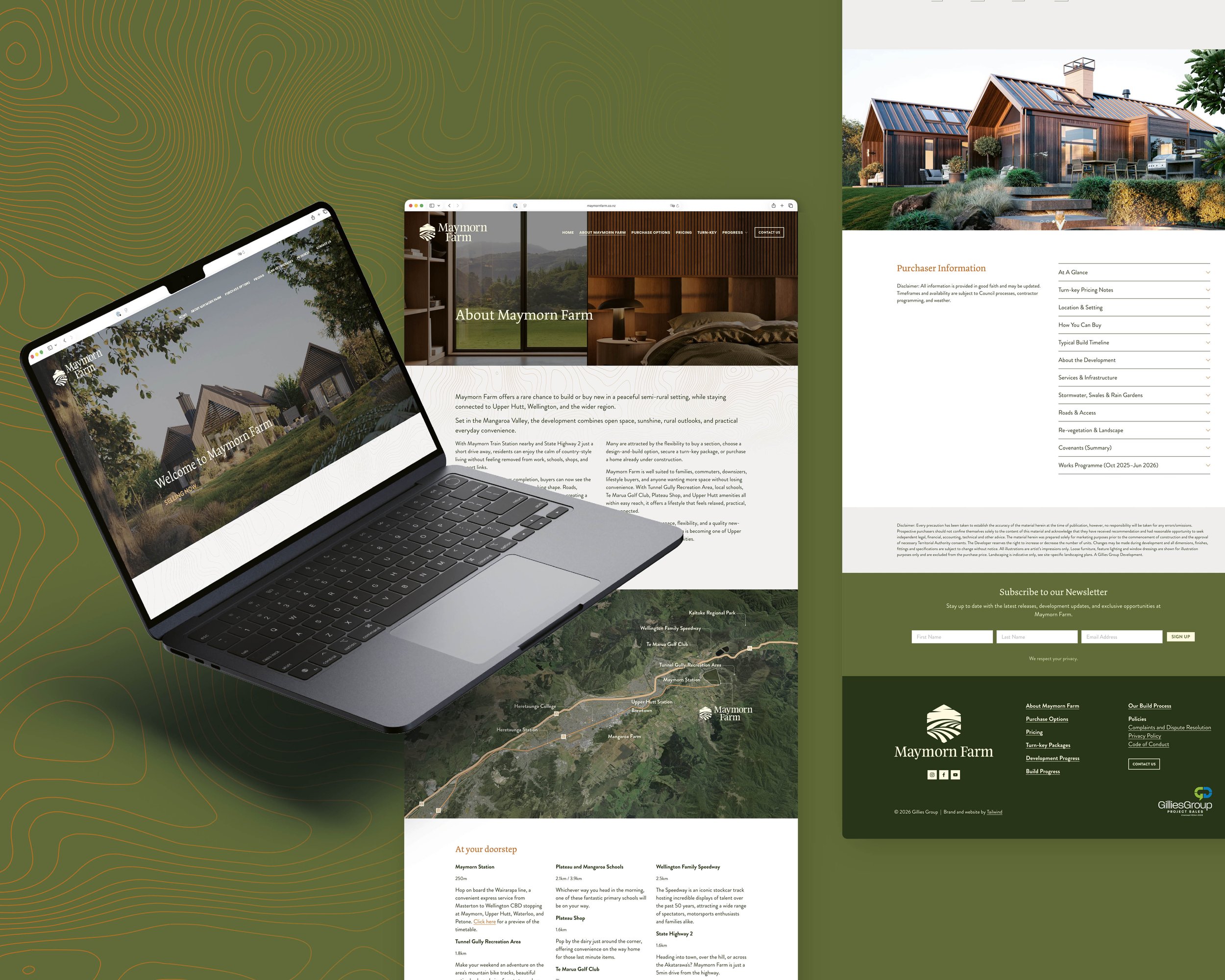 Brand new website for Maymorn Farm housing development